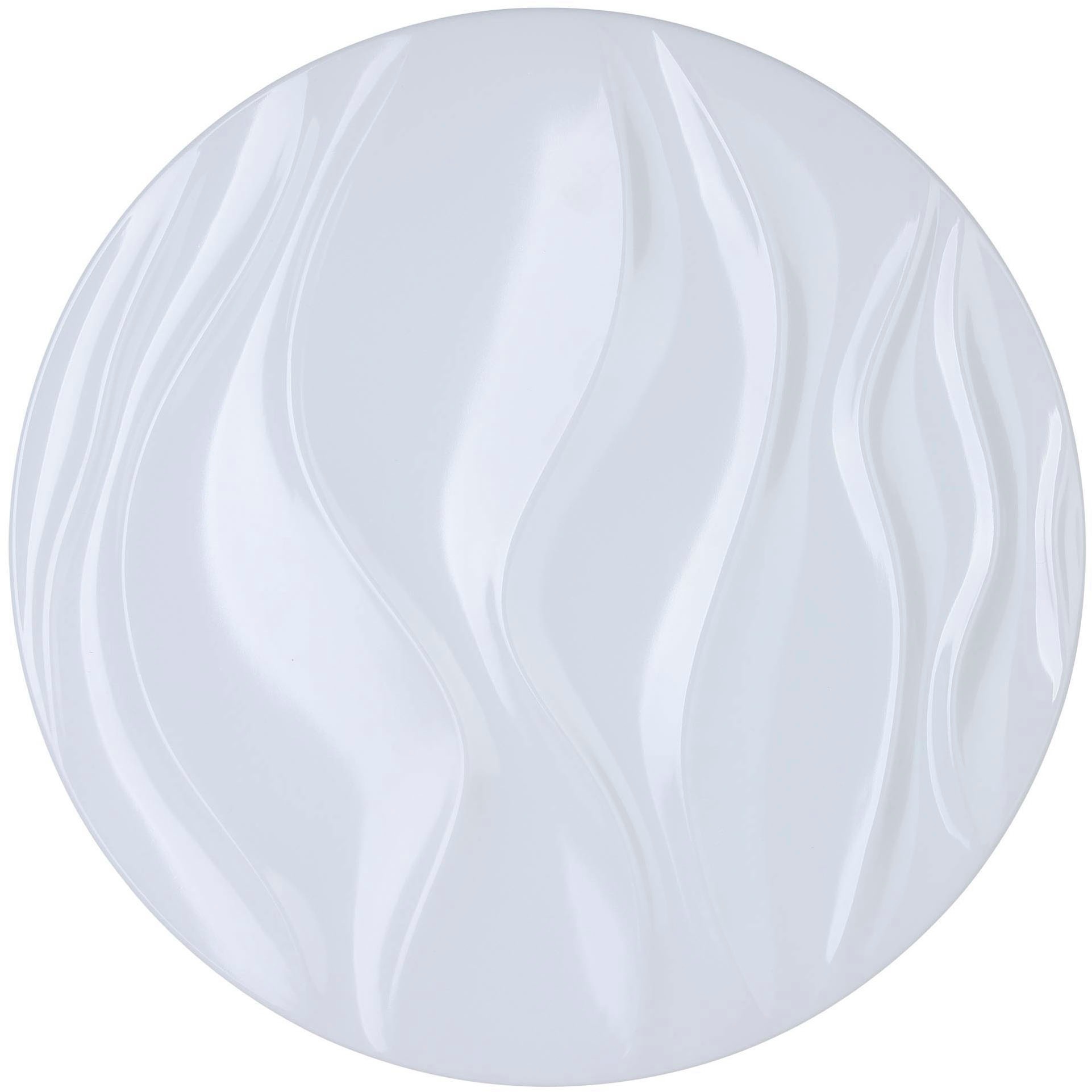 EGLO Deckenleuchte »Benariba Deckenlampe, Wandlampe aus Stahl und Kunststoff, Flurlampe« LED-Modul 1 Stk. Warmweiß Wandlampe, Deckenlampe in Weiß, Wohnzimmerlampe, Lampe, Ø 33 cm