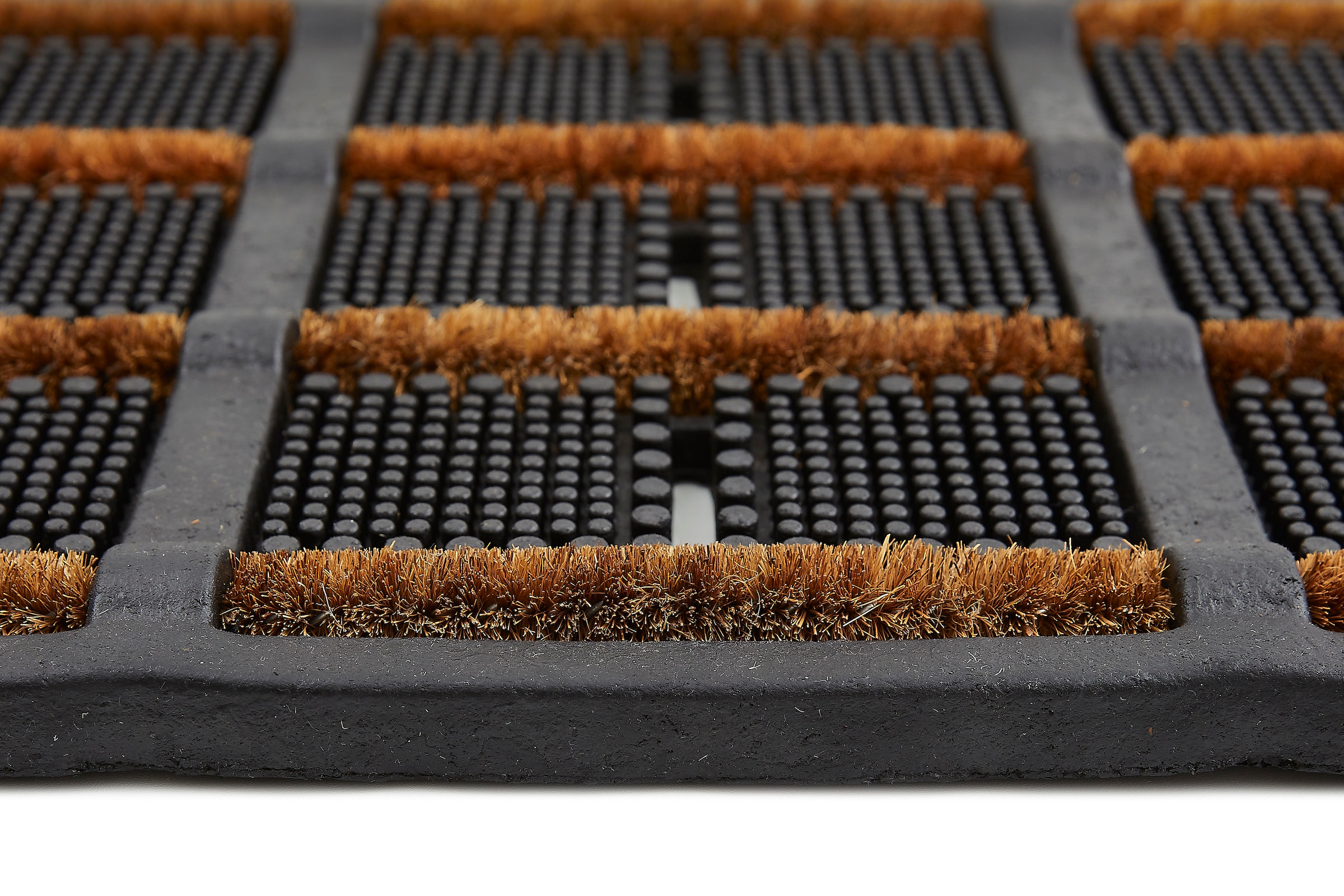 Andiamo Fußmatte »Robusta«, rechteckig, 30 mm Höhe, Schmutzfangmatte, mit Bürsten aus Kokos, In- und Outdoor geeignet