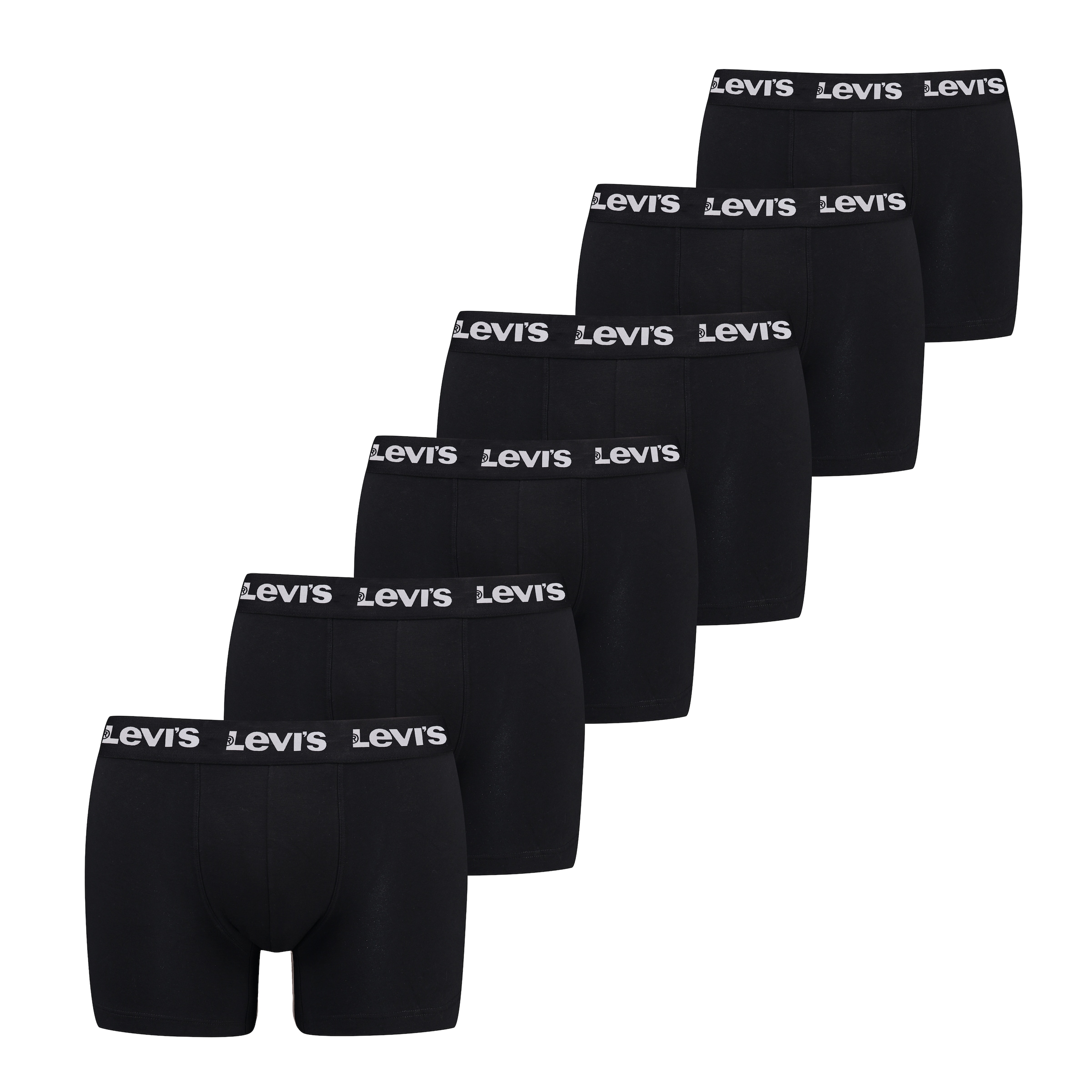 Levi's® Boxershorts »LEVIS MEN REPEAT LOGO BOXER BRIEF 6P ECOM« 6er Pack, 