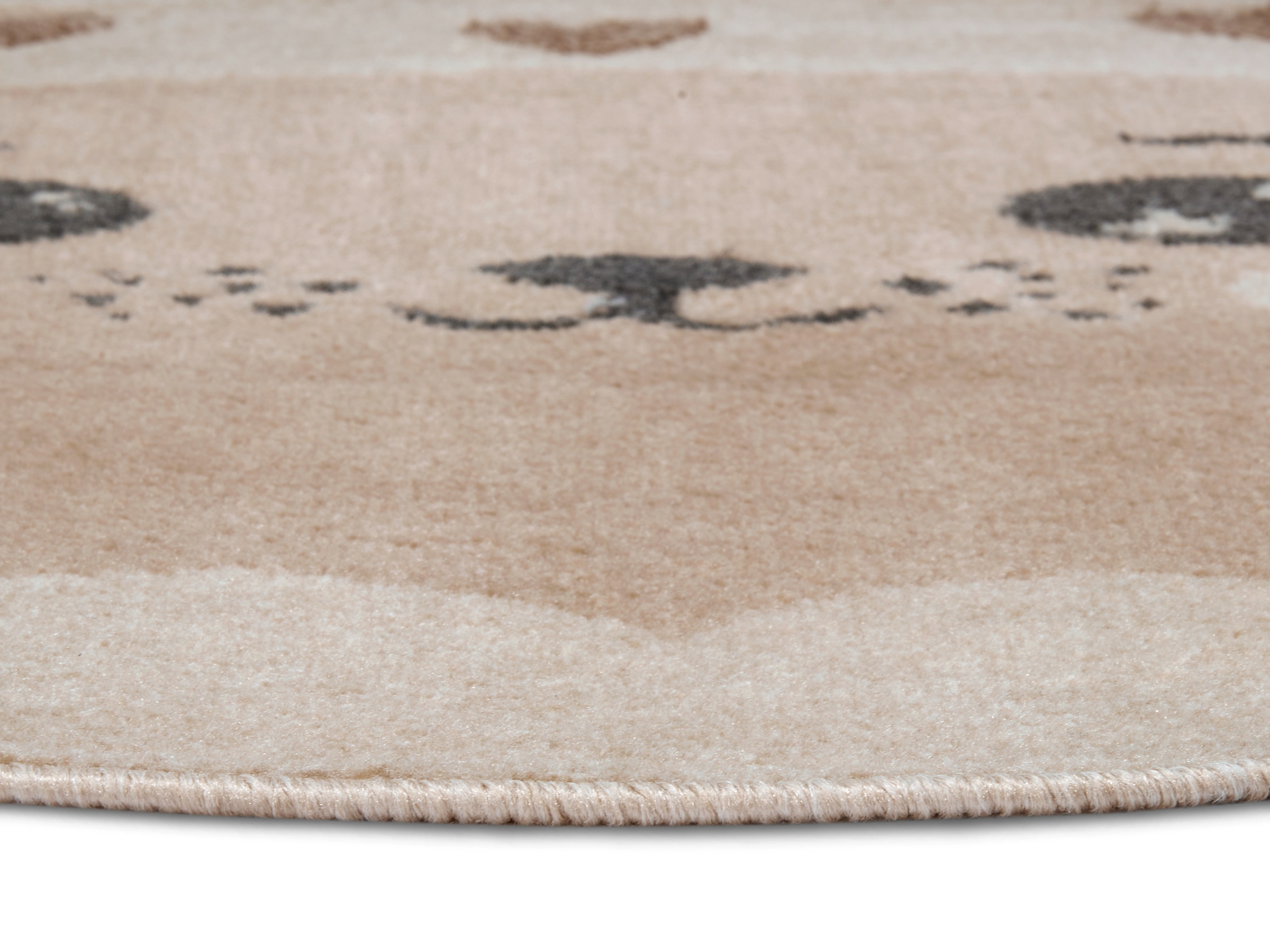 HANSE Home Kinderteppich »Adventures Cat«, rund, 8 mm Höhe, Spielteppich, fest, Kinderzimmer, Kurzflor, Spielunterlage