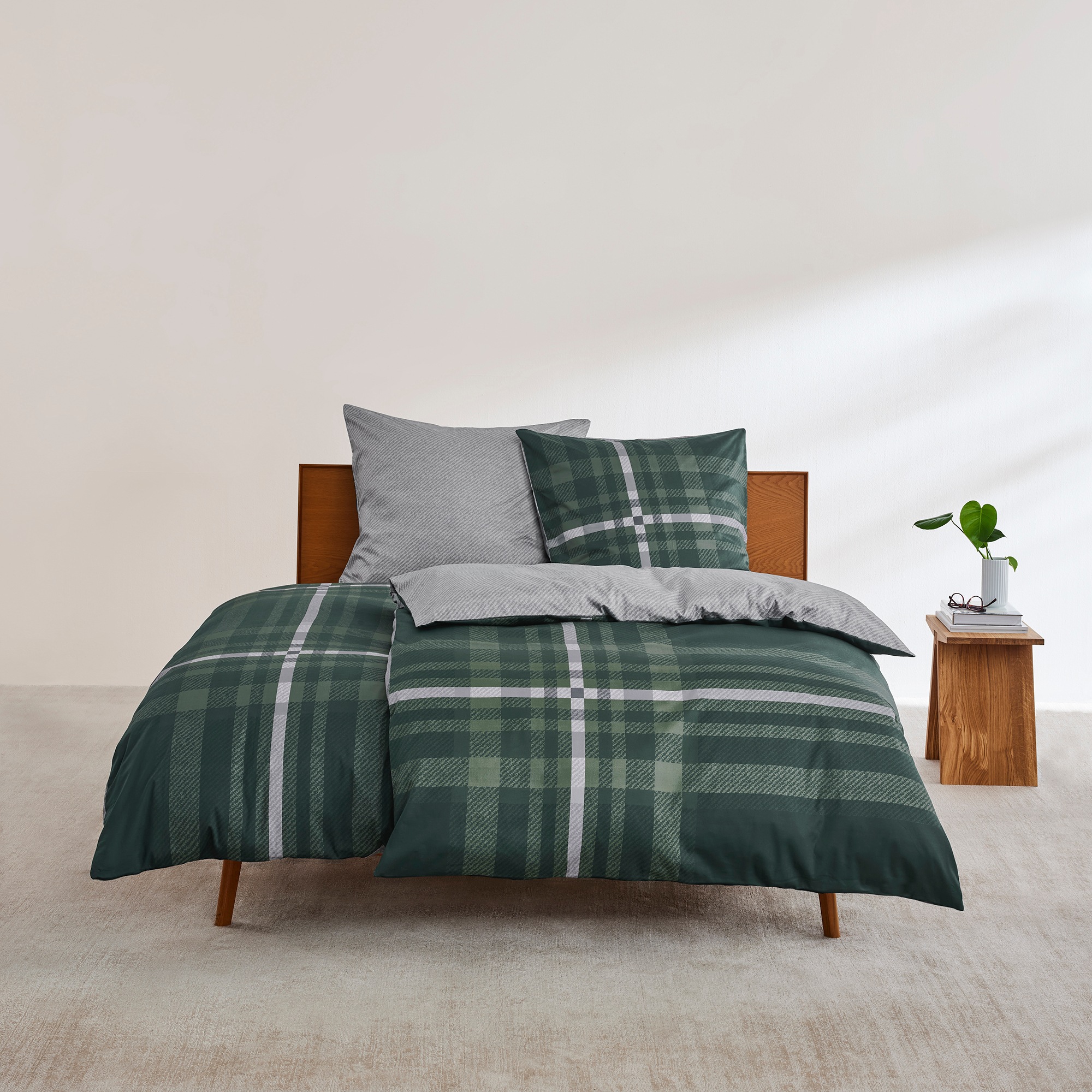 s.Oliver Bettwäsche »Satinbettwäsche s.Oliver« 2 Stk. tlg. mit elegantem Ka günstig online kaufen