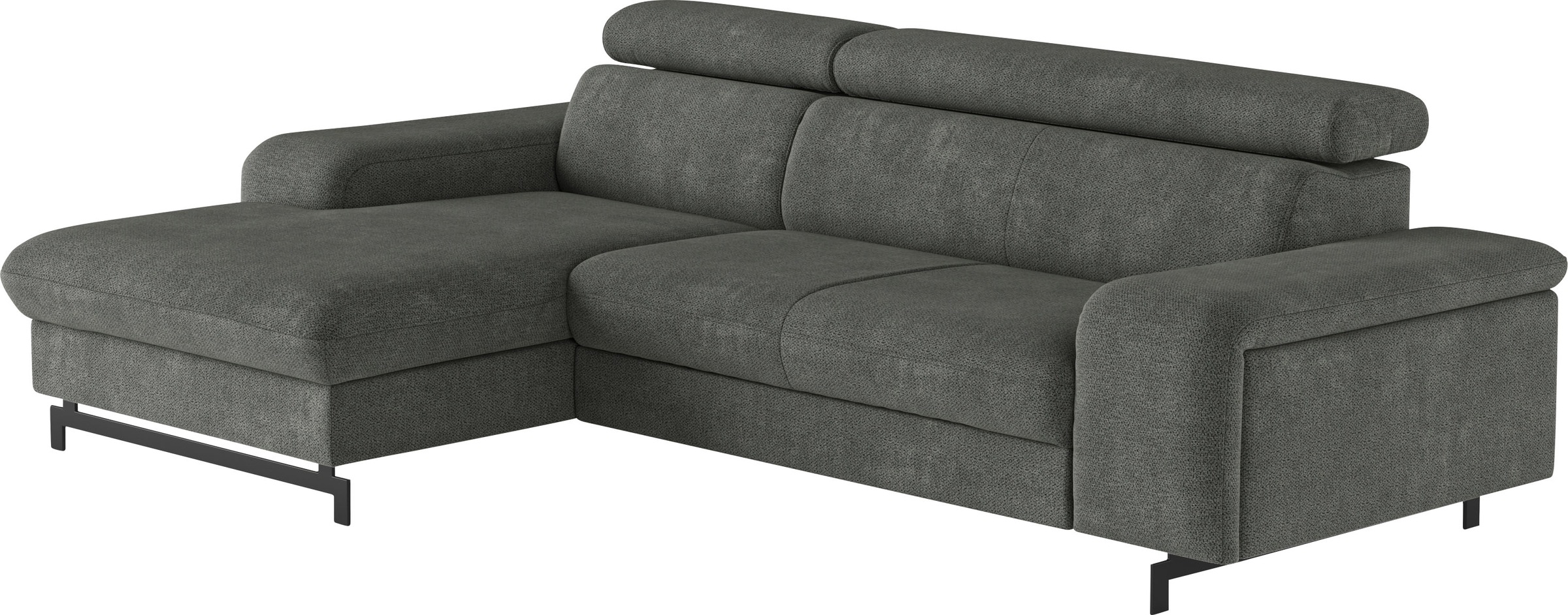COTTA Ecksofa »Emma L-Form«, mit Kopfteilverstellung, wahlweise mit Bettfunktion & Bettkasten