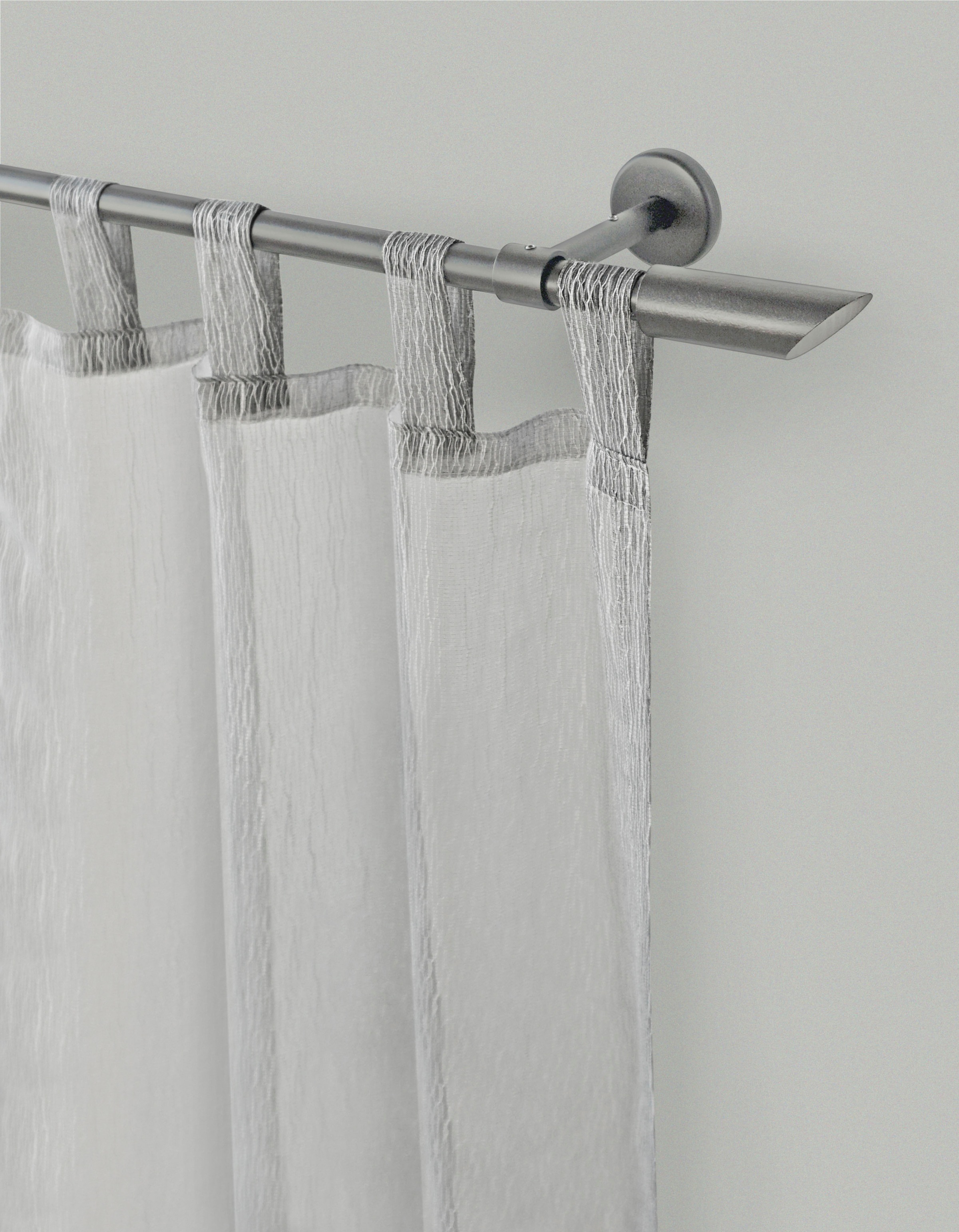 GARESA Gardinenstange »ZYLI« Ø 16 mm 1 läufig-läufig Wunschmaßlänge;Träger; günstig online kaufen