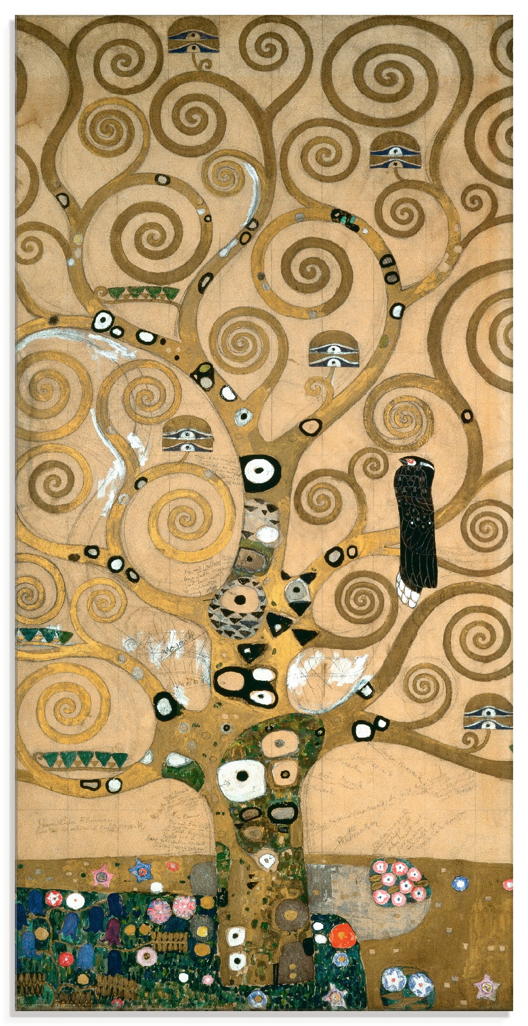 Artland Glasbild »Lebensbaum. Detail, Werkvorlage« Bäume 1 Stk. tlg. in ver günstig online kaufen