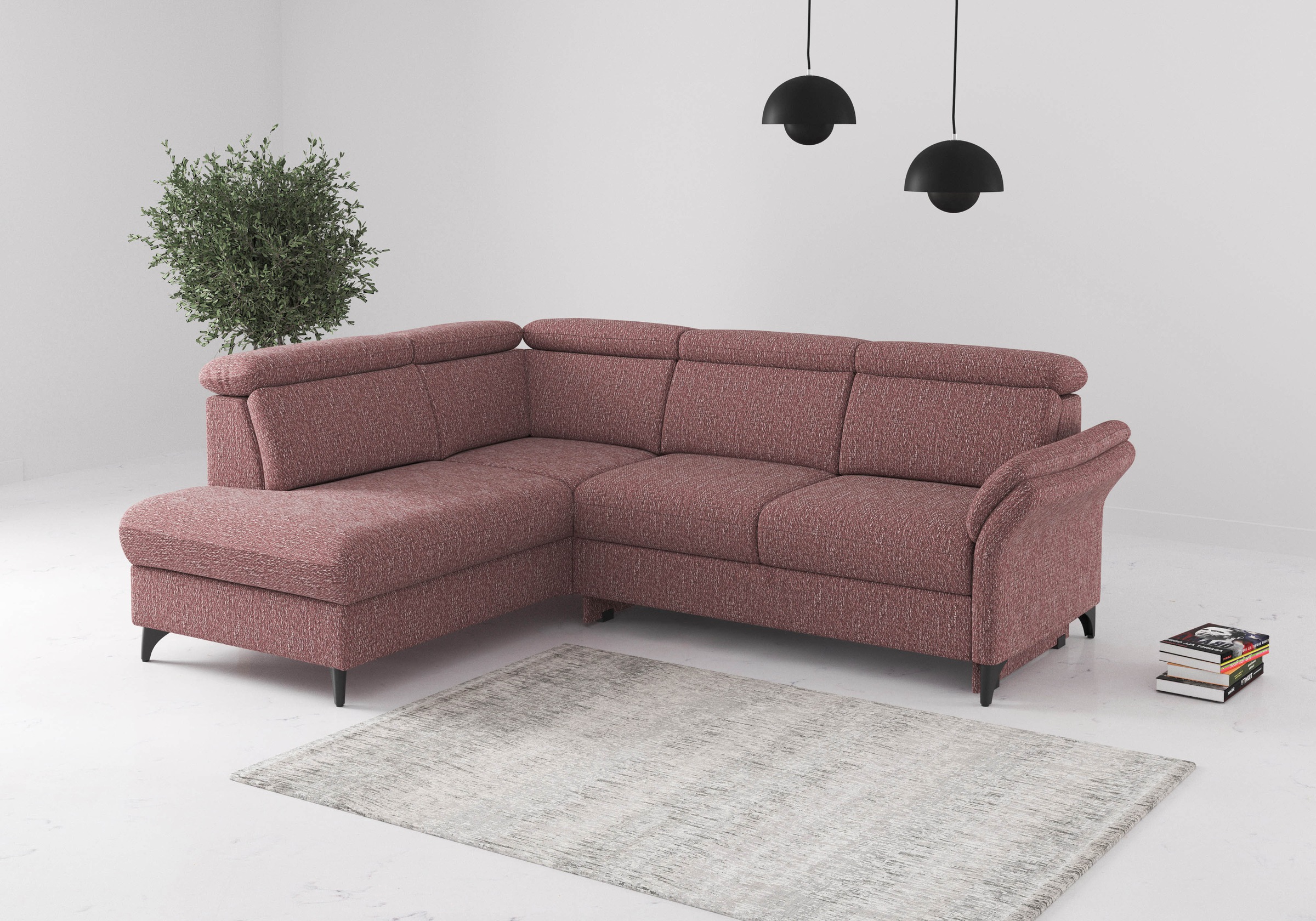 sit&more Ecksofa »Glendale« inkl. Kopfteilverstellung,wahlweise mit Vorzieh günstig online kaufen