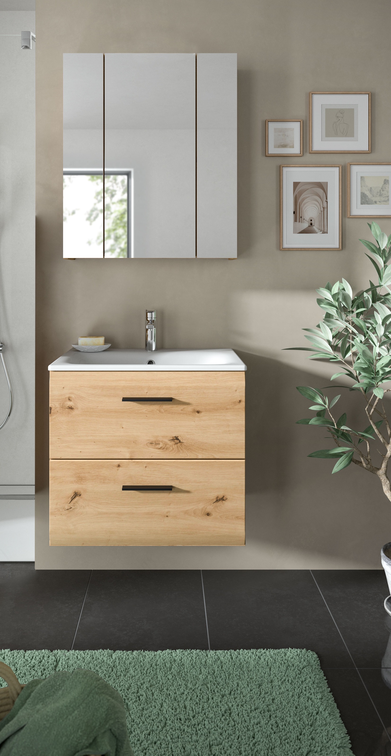 INOSIGN Badezimmer-Set Set, 3 Stk. tlg. Florenz, Badkombination 3-tlg., Art günstig online kaufen