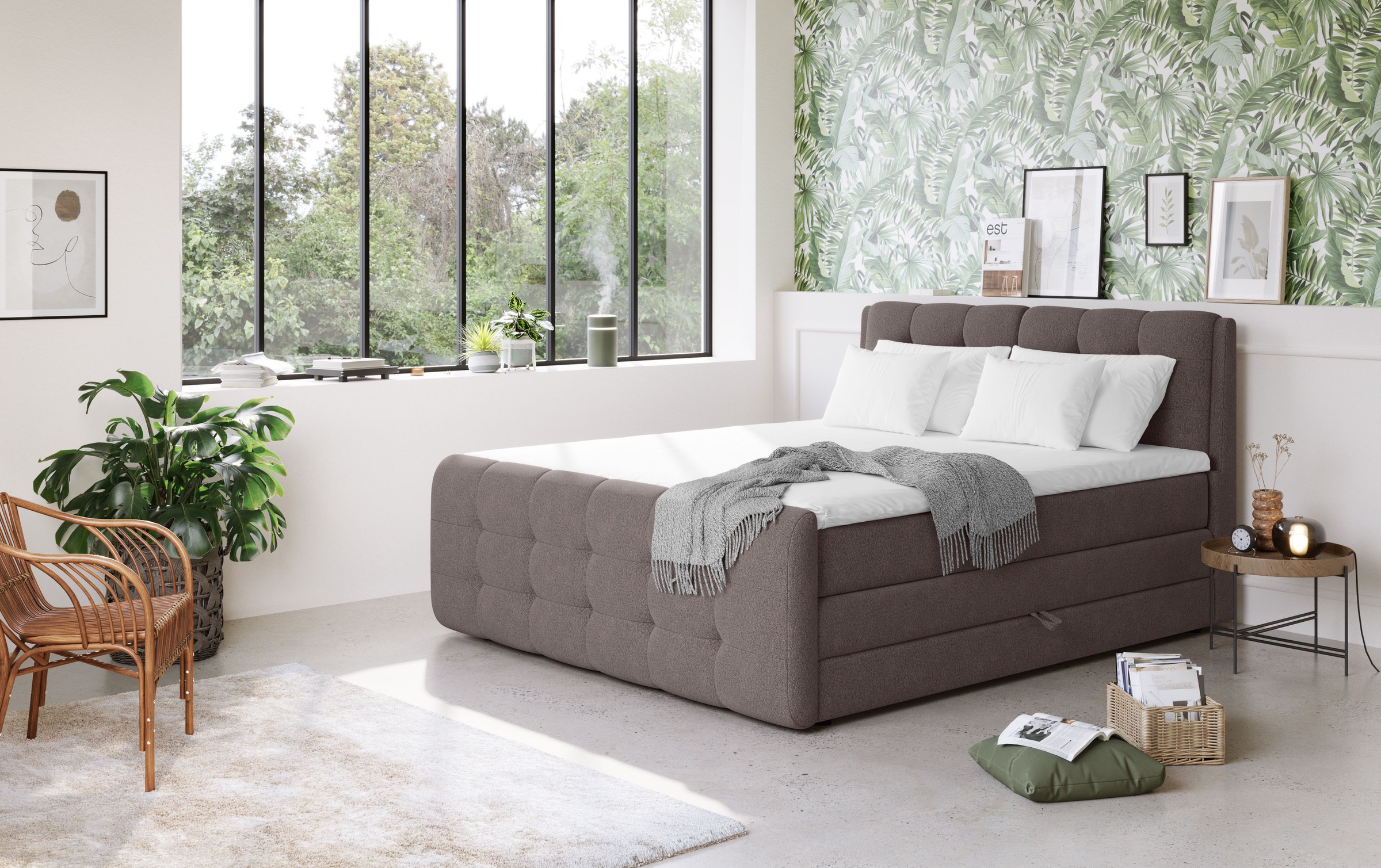 COTTA Boxspringbett »Fort mit Bettkasten, inkl. Topper«, erhältlich in vers günstig online kaufen
