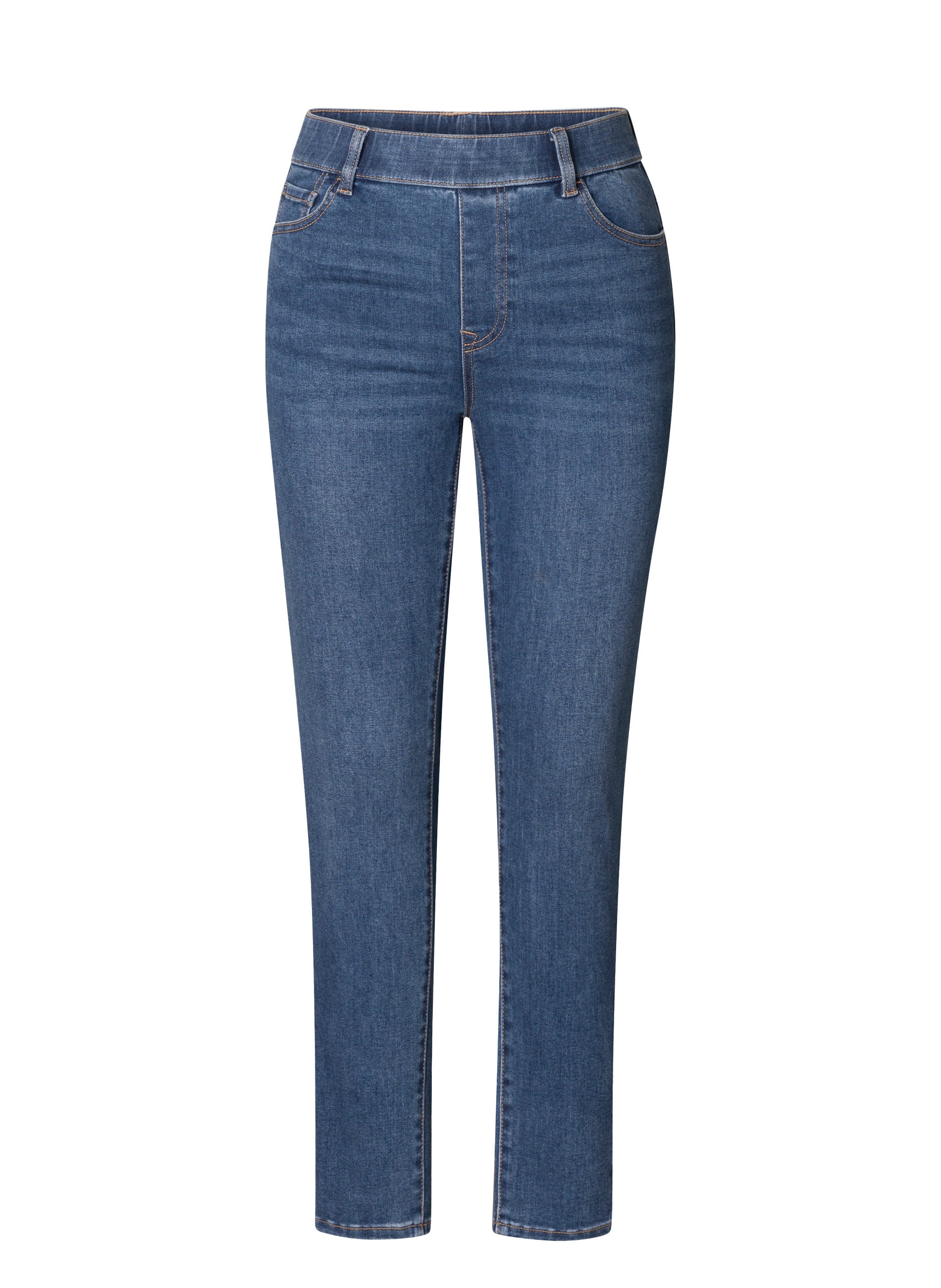 Base Level Jeggings »Anabel«, in blauer Waschung