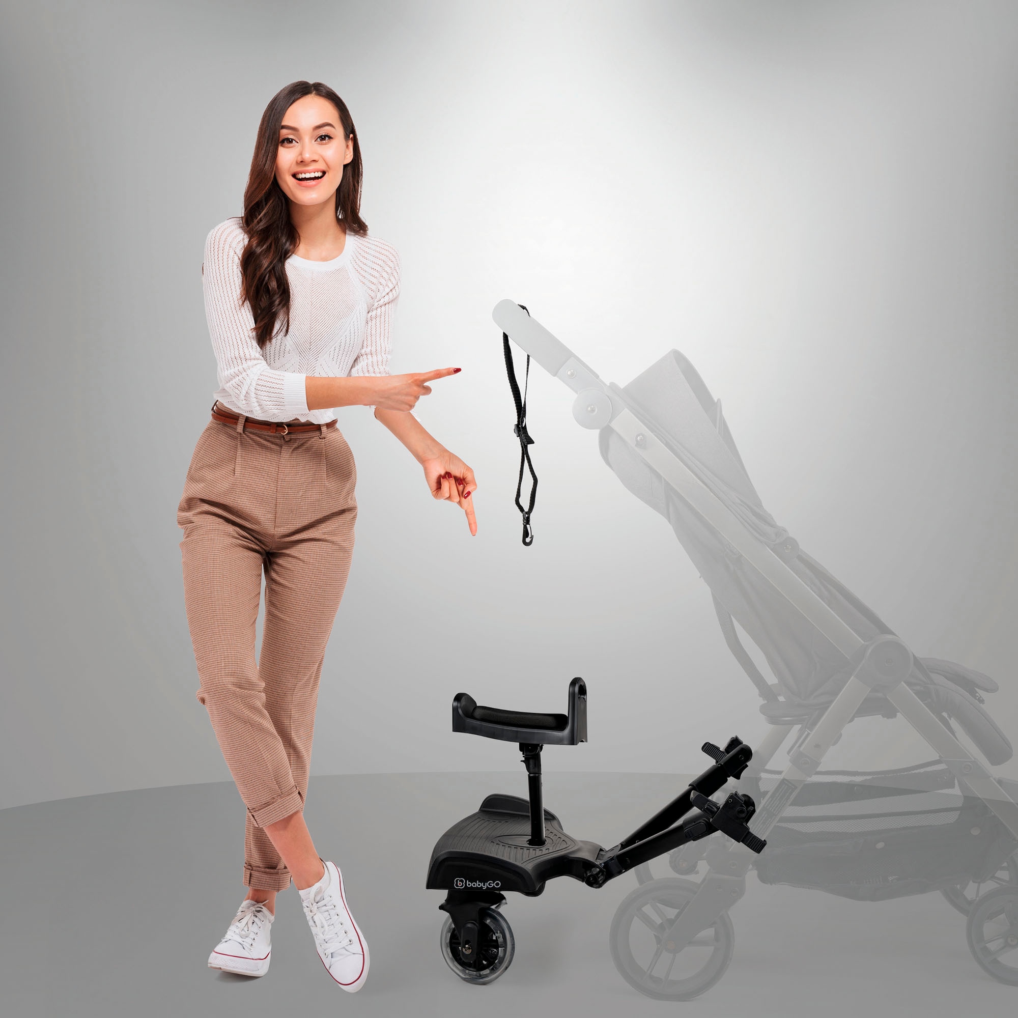 BabyGo Buggyboard »WeGO mit Sitz«