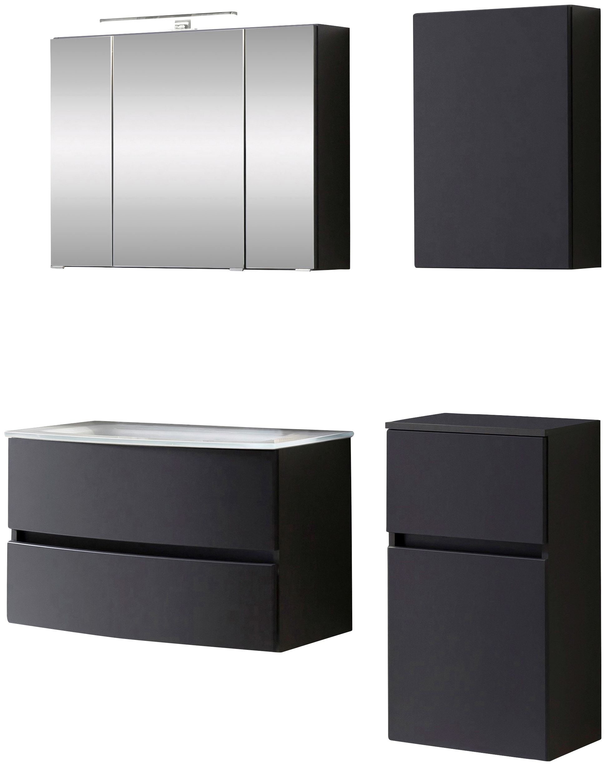 welltime Badezimmer-Set »Kaunas« Set, 4 Stk. tlg. günstig online kaufen