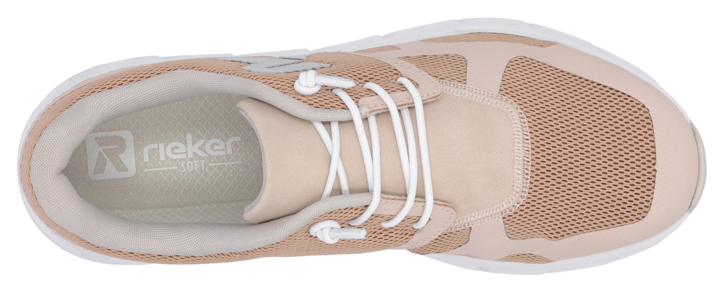 RIEKER Sport Slip-On Sneaker »Preston«, Freizeitschuh, Halbschuh, Schlupfschuh mit Gummizug