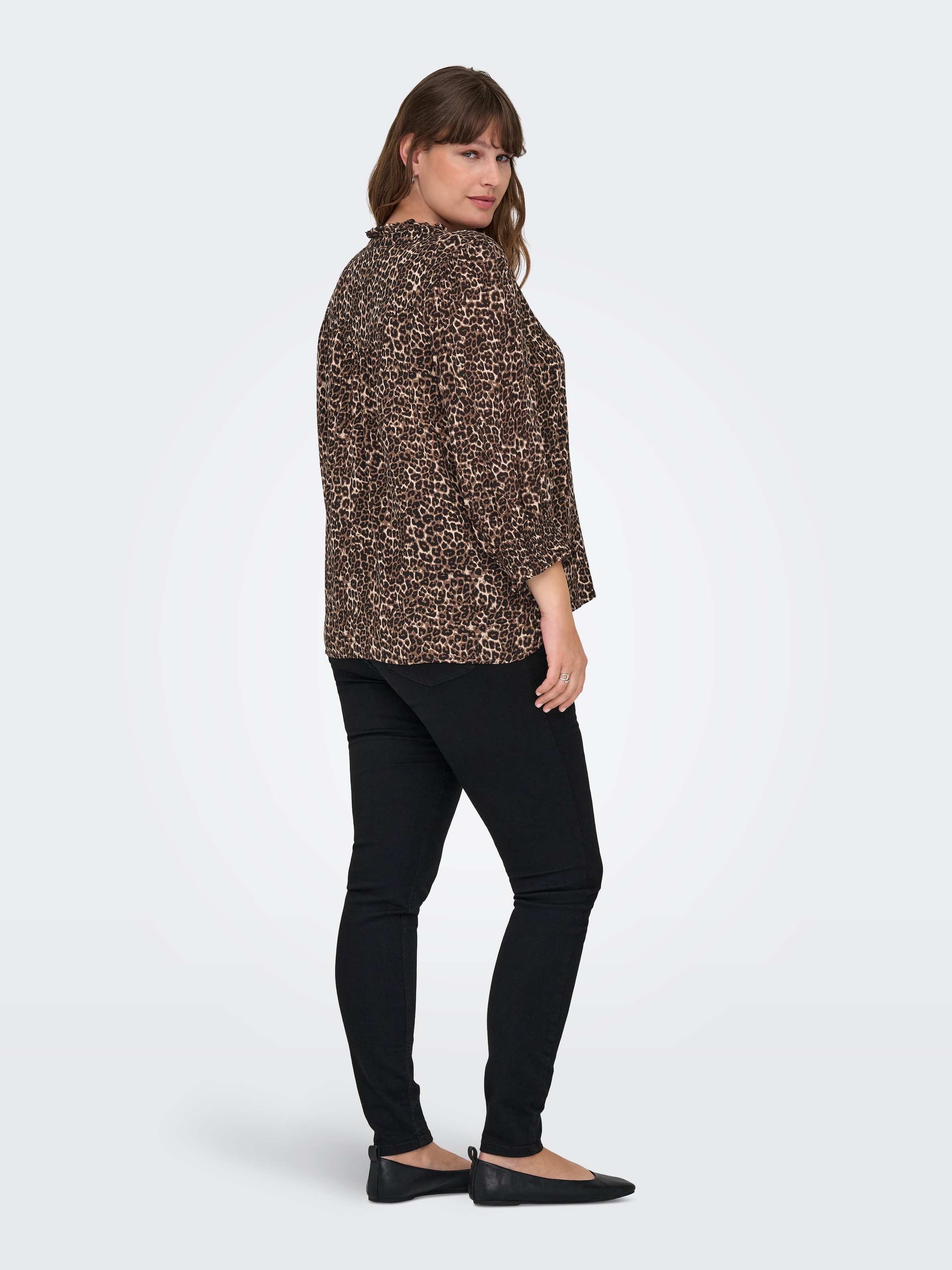 ONLY CARMAKOMA Druckbluse »CARRAYA 3/4 SHIRT WVN NOOS«