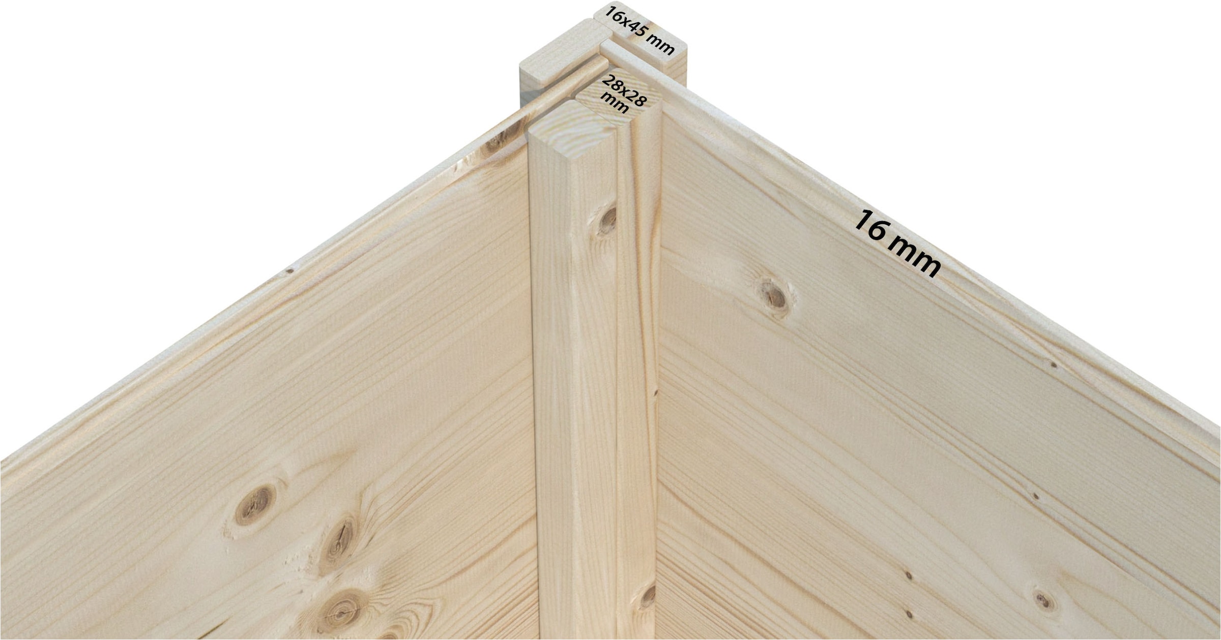 Palmako Spielhaus »Felix 1,9 m²« BxTxH: 216x184x168 cm