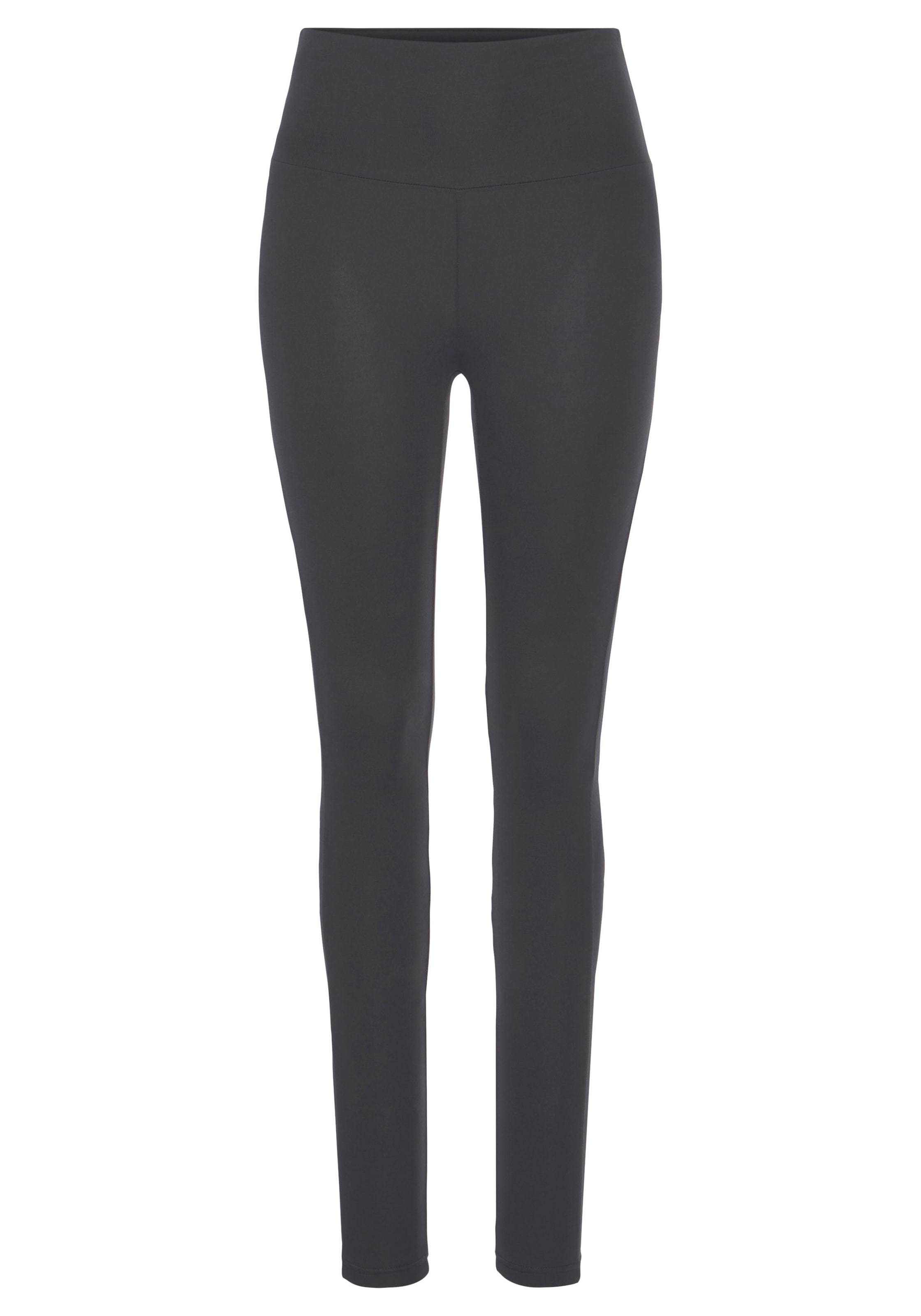 LASCANA Leggings, mit breitem Bündchen, Loungewear