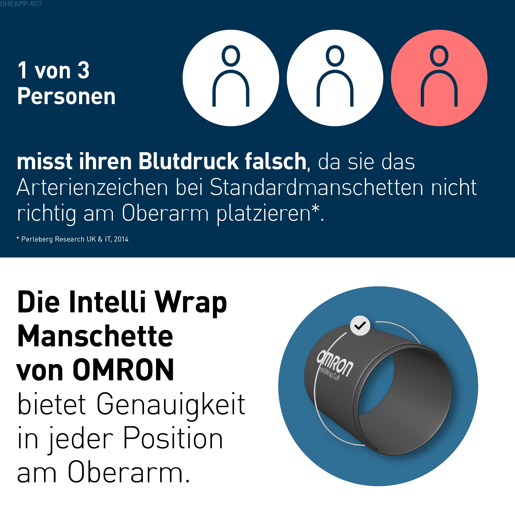 Omron Oberarm-Blutdruckmessgerät »X3 Comfort AFib, 2 Nutzer, mit AFib-Screening bei jeder Messung«