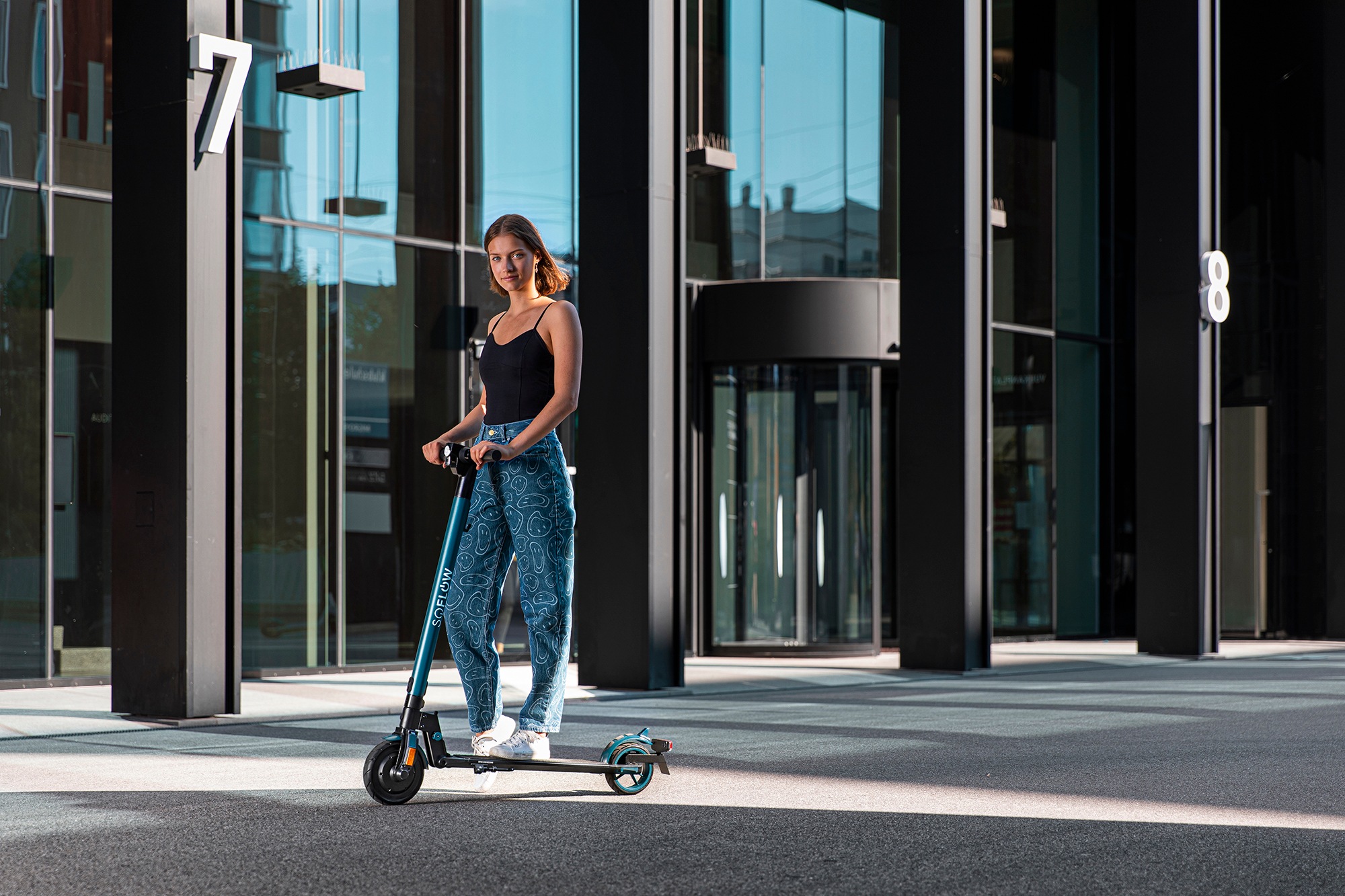 soflow E-Scooter »SO1«, 20 km/h, 12 km, bis zu 12 km Reichweite