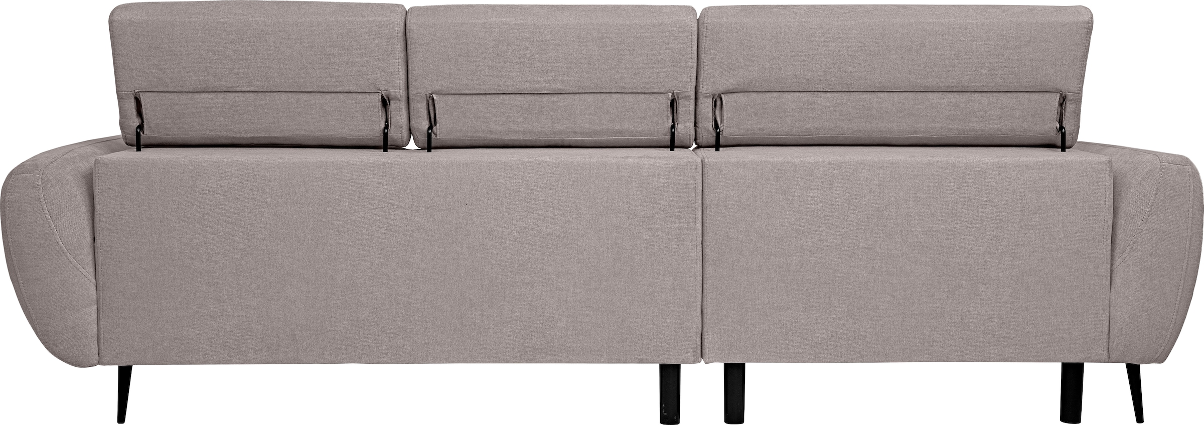 WERK2 Ecksofa »Alisson, mit elektrischer Sitztiefenverstellung, L-Form, Breite 277 cm«, Alisson – flexibler Komfort mit modernem Design und smarten Details.