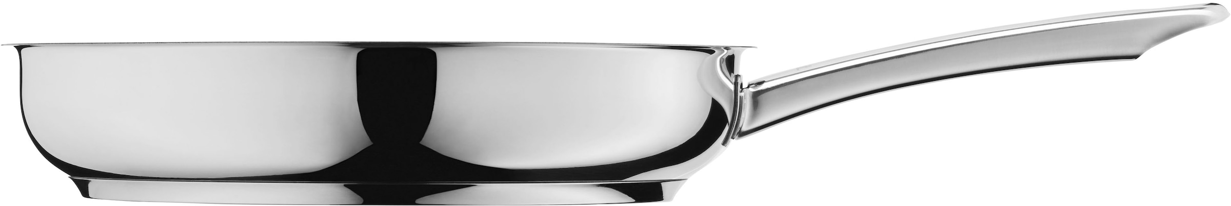 Silit Pfannen-Set »Calabria«, Edelstahl 18/10, (Set, 2 tlg., Stielpfanne 24 cm und 28 cm), Silitan Antihaftversiegelung, polierter Edelstahl, induktionsgeeignet