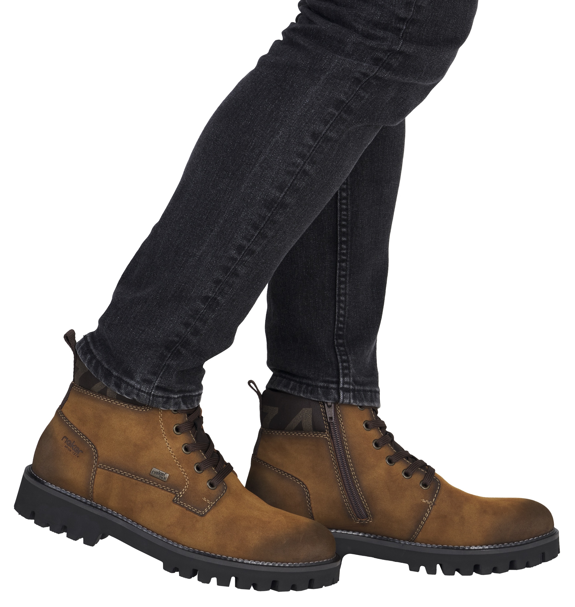 Rieker Winterstiefelette, Winterboots, Outdoorstiefelette mit TEX und Innenreißverschluss