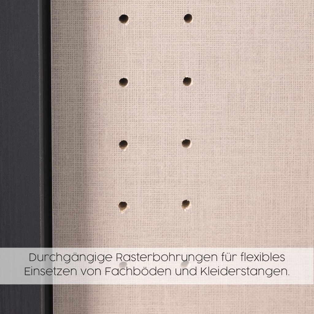 rauch Drehtürenschrank »Costa Kleiderschrank Drehtürenschrank Garderobe BESTSELLER«, mit griffloser Front und Push-to-Open Funktion, Schrank Breite 91cm