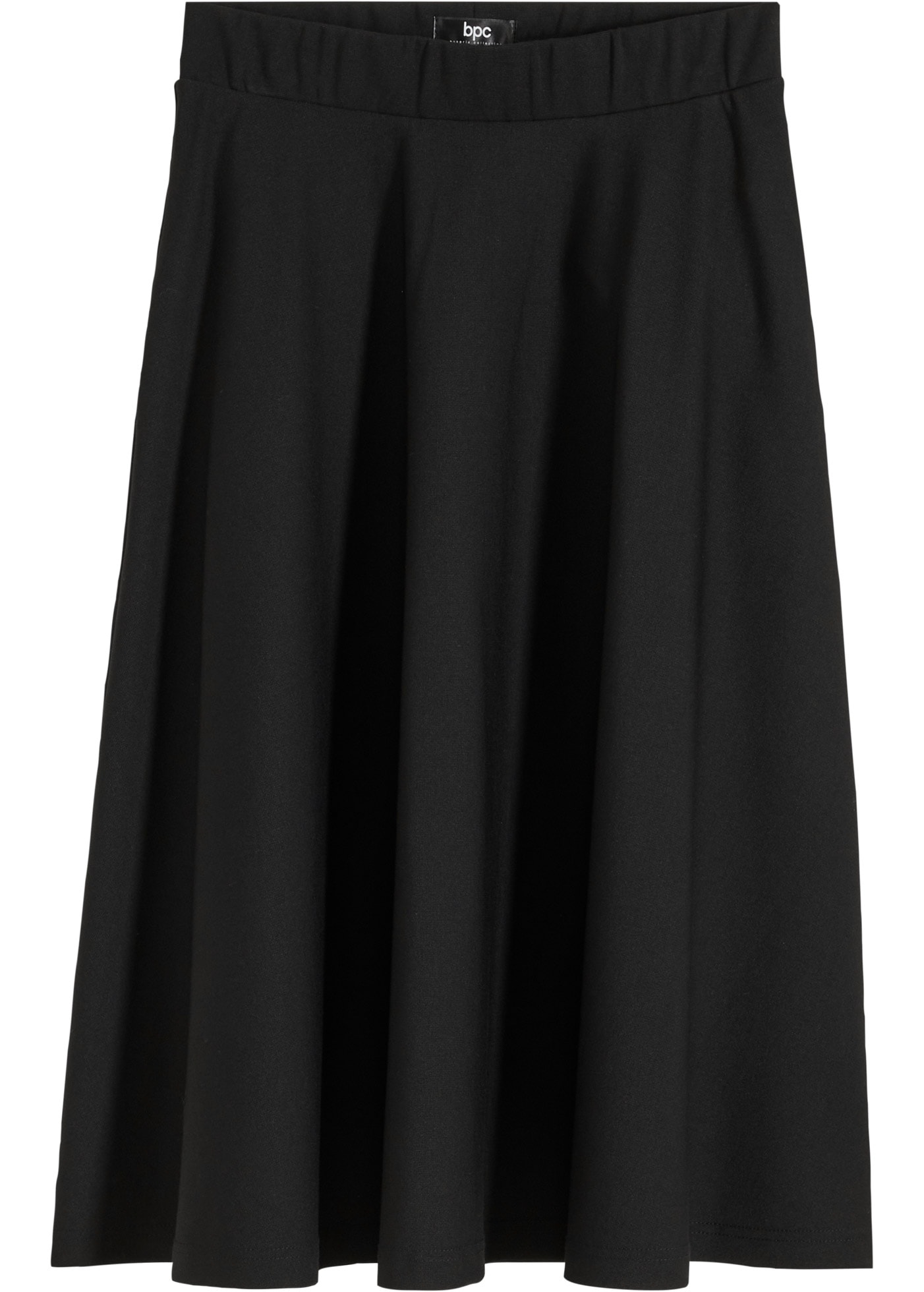 bonprix Midirock unifarben, mit Gummizug