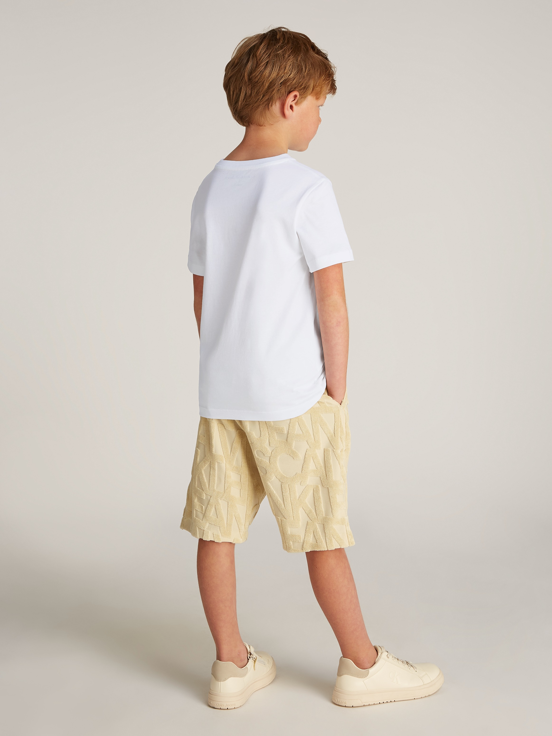 Calvin Klein Jeans T-Shirt »2-PACK MONOGRAM TOP«, (2 tlg.), für Kinder bis 16 Jahre mit Logoprägung