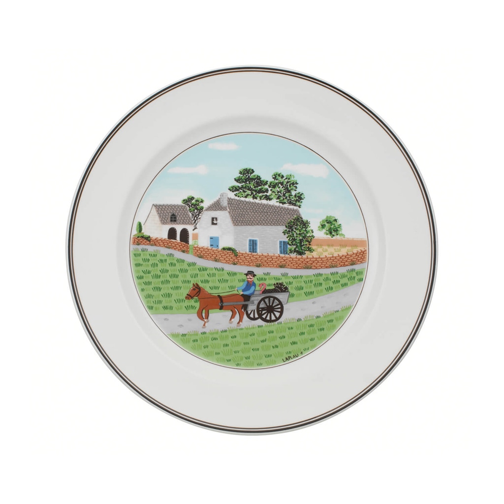 Villeroy & Boch Speiseteller »Speiseteller Bauer Design Naif ø 27 cm bunt« günstig online kaufen