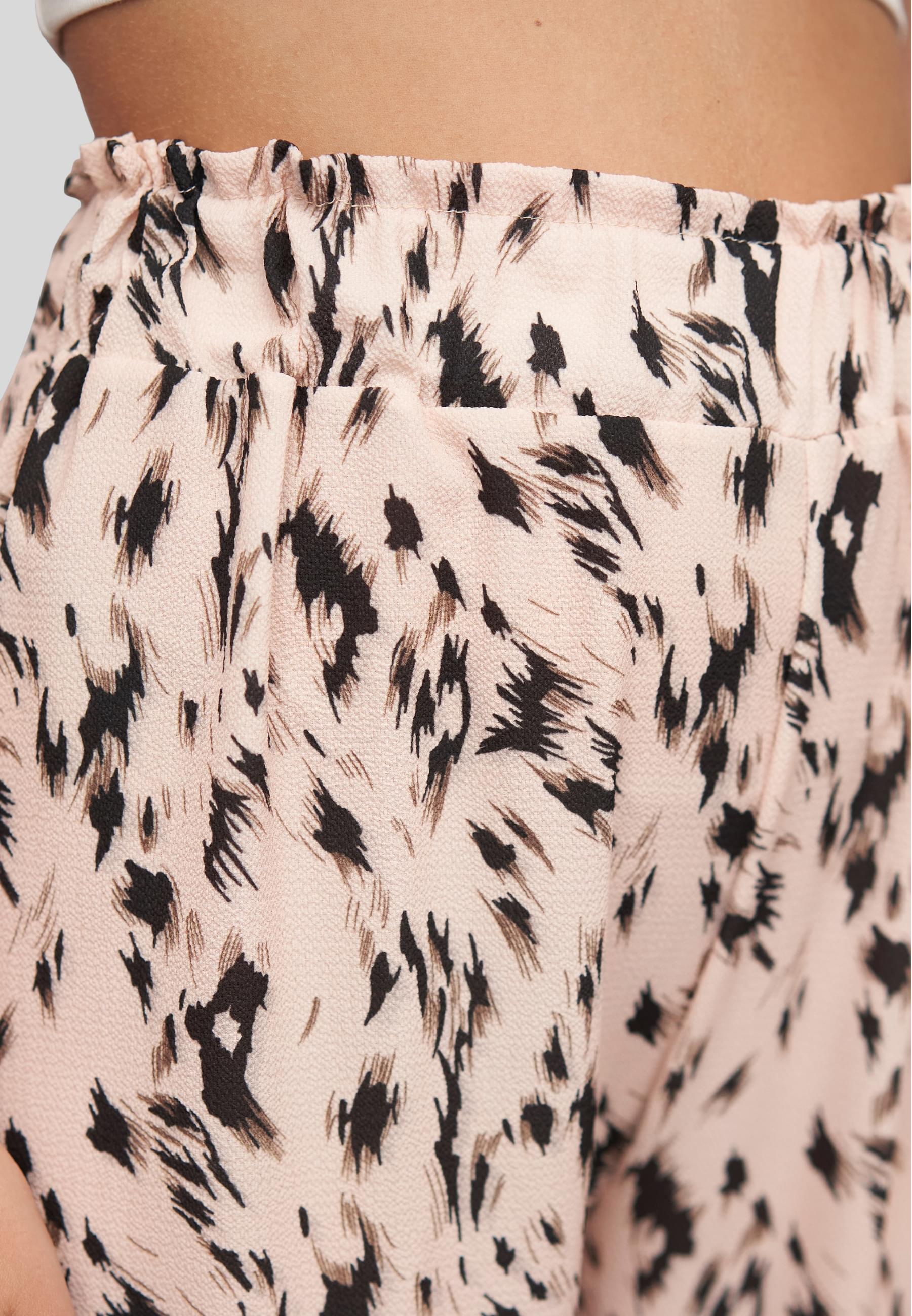 CLOUD 5IVE Stoffhose »CLOUD 5IVE Summer Crepe-Pants with animal print«