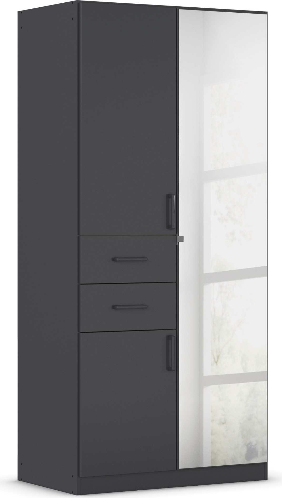 rauch Drehtürenschrank "Maika" mit Spiegel, 2 Schubladen, in verschiedenen günstig online kaufen