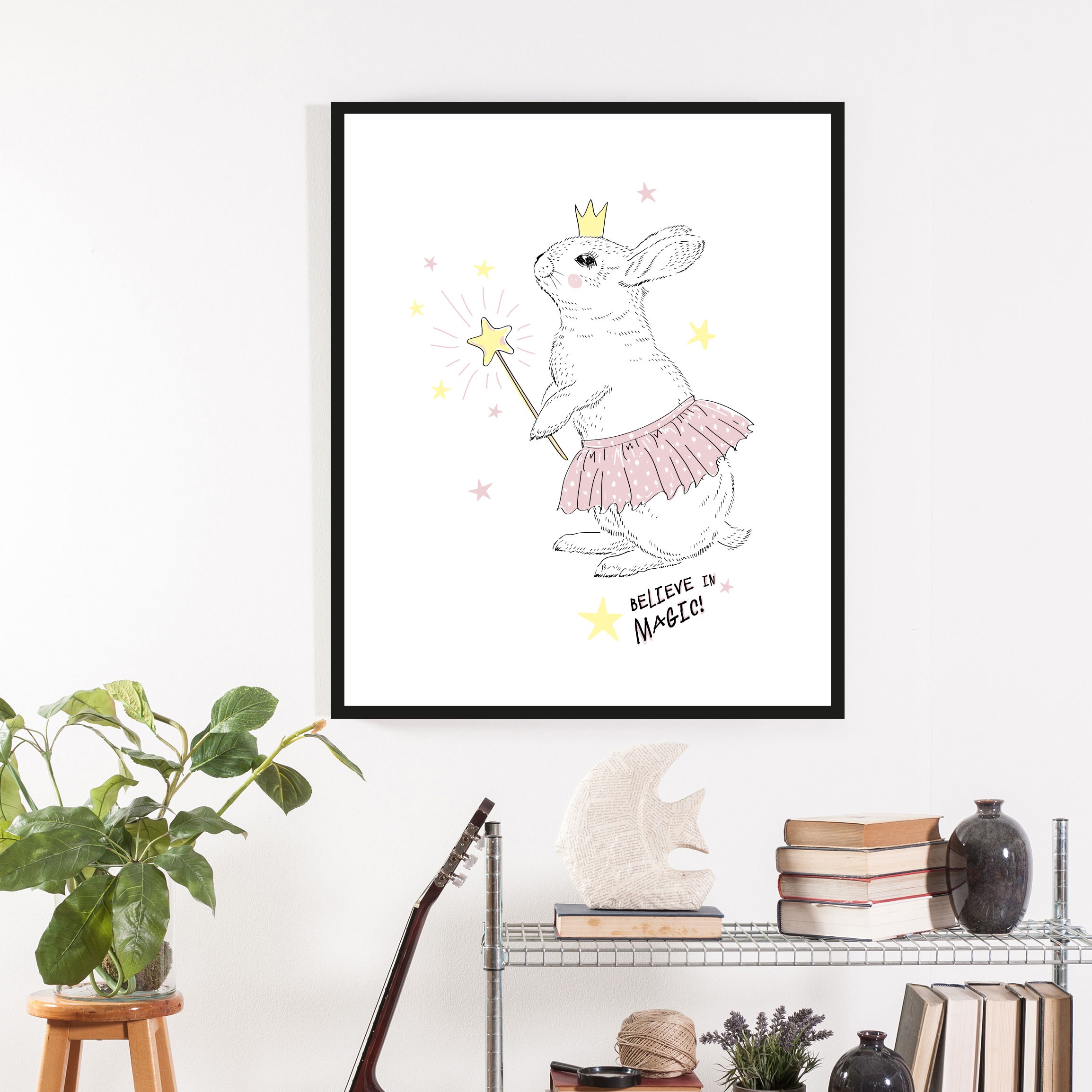 queence Bild »Aldus« Hase   Hasen   Haustiere   Kunst   Prinzessinnen   Ste günstig online kaufen