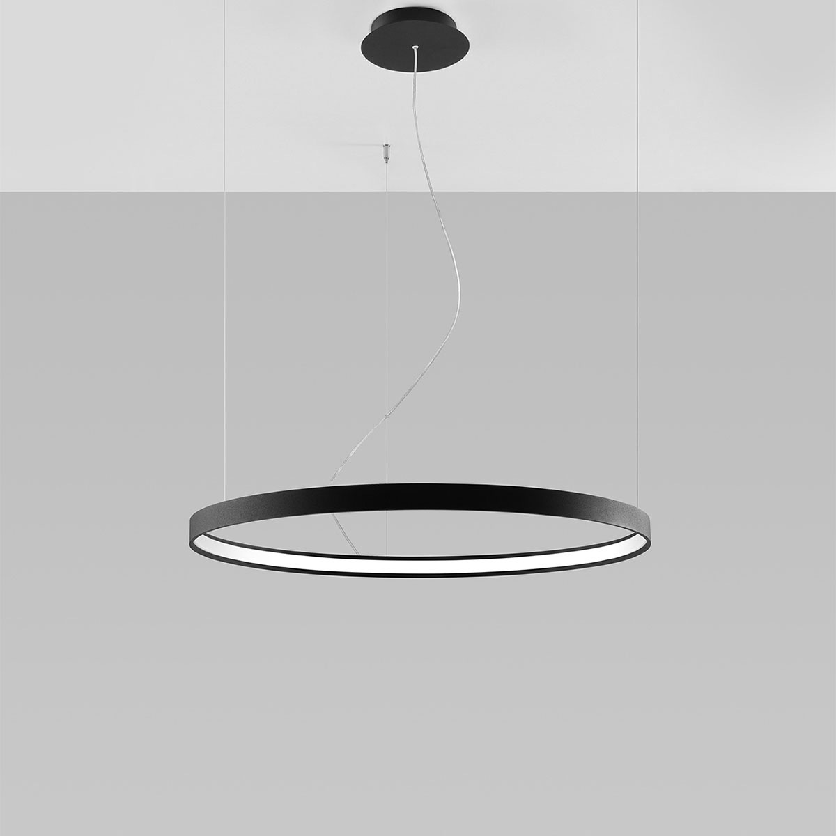 SOLLUX lighting Kronleuchter »RIO«, 1 flammig, Leuchtmittel LED-Modul | LED fest integriert, Slush -Einstellung