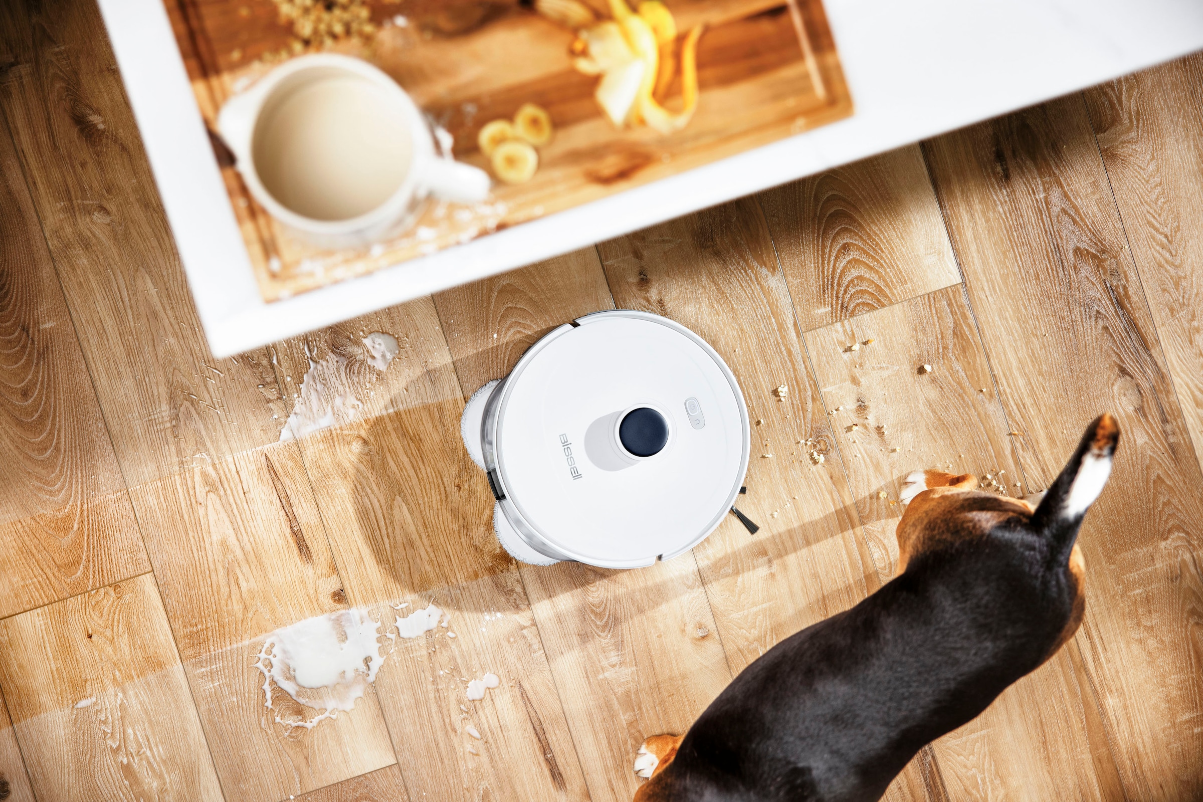 Bissell Wischroboter »SpinWave Robot R5 Pet«, mit Saugfunktion