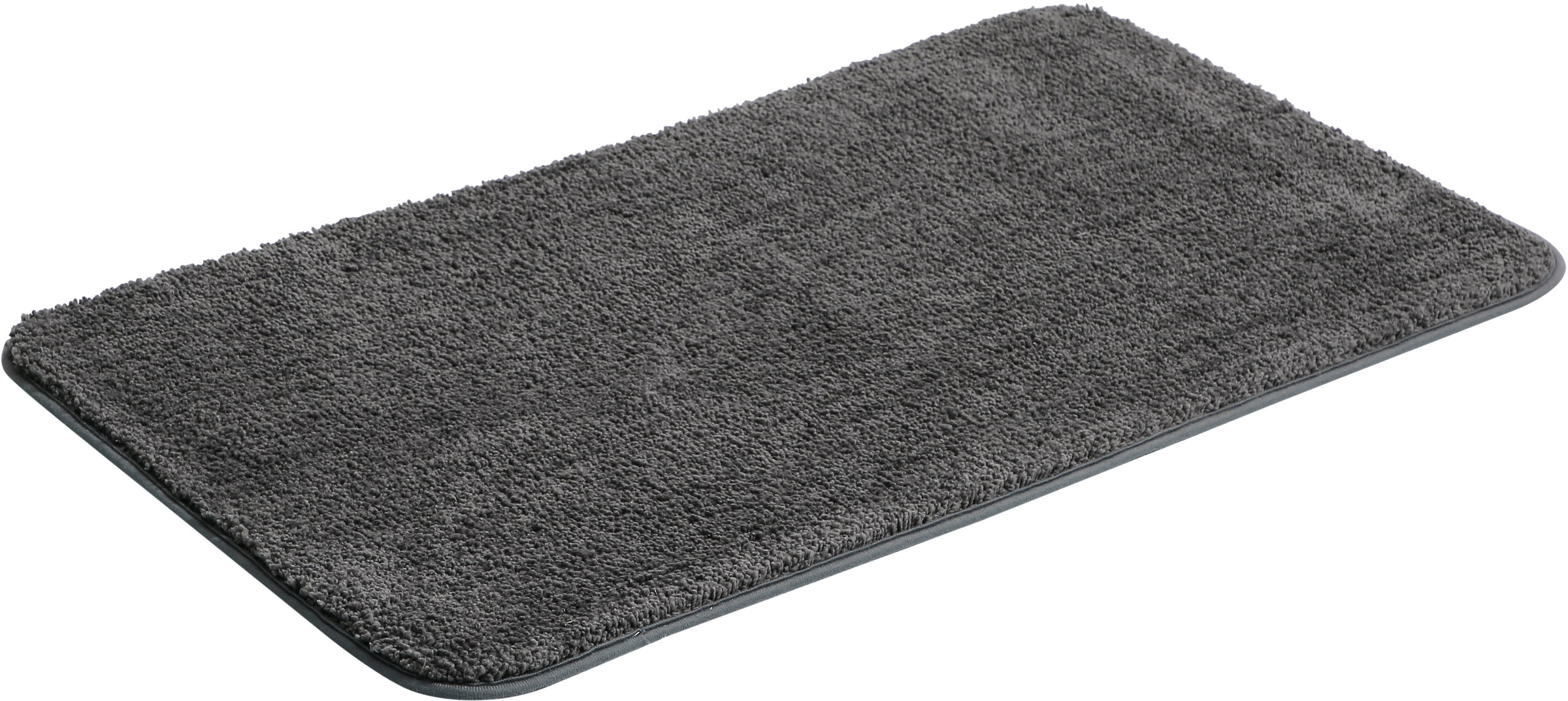 my home Badematte »Regona, Badteppich, Badvorleger, Badezimmer Teppich«, rutschhemmend beschichtet, fußbodenheizungsgeeignet-schnell trocknend-strapazierfähig, Uni Farben, besonders weich, als rechteckig und halbrund erhältlich
