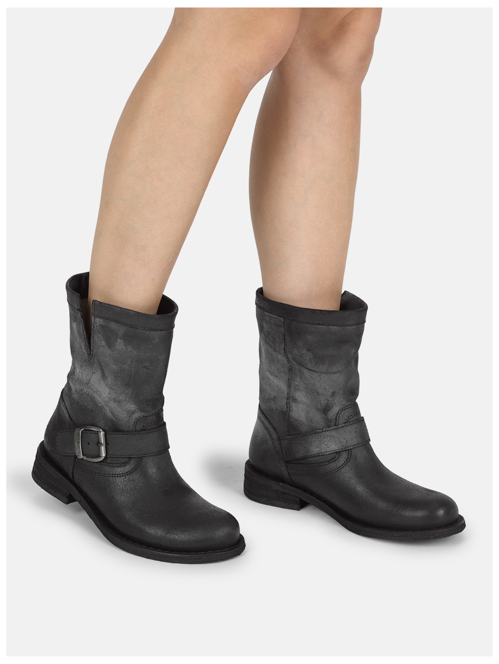 Felmini Bikerboots »Felmini Stiefelette Leder«