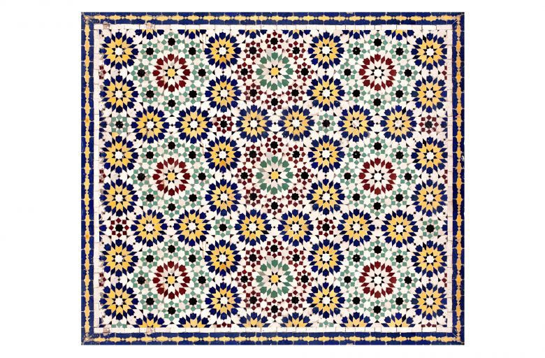 Wall-Art Herd-Abdeckplatte »Glasbild Orientalische Kacheln«, (1 tlg.), mode günstig online kaufen