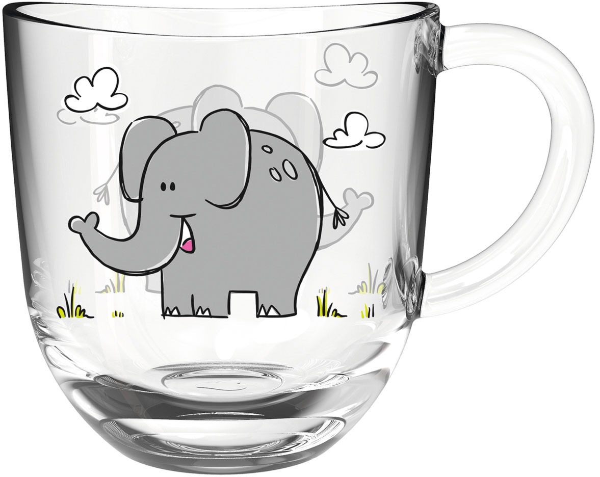 Bild von LEONARDO Tasse »BAMBINI Elefant 6er-Set«, (Set, 6 tlg.), 280 ml, 6-teilig