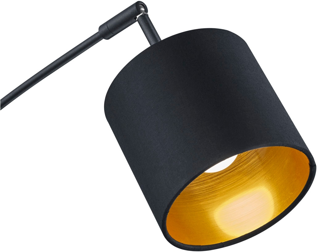 REALITY Leuchten Stehlampe »TOMMY, Bogenleuchte 5-flammig, exkl 5x E14 max 28W, mit Fussschalter« E14 1 Stk. warmweiß - kaltweiß Stehlampe Wohnzimmer mit Stoffschirmen und verstellbaren Spots