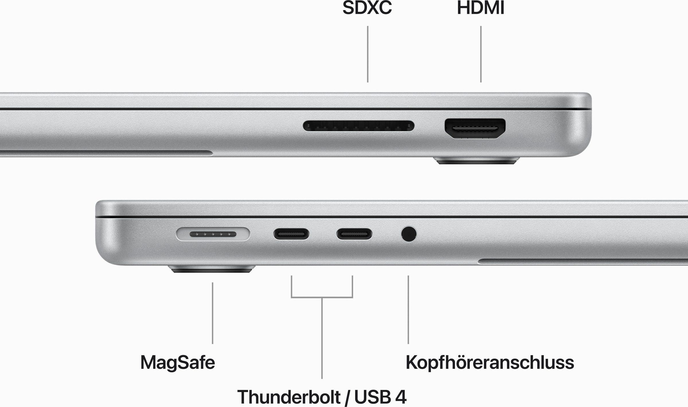 Apple Notebook »MacBook Pro 14''«, 35,97 cm, / 14,2 Zoll, Apple, M3, 10-Core GPU, 512 GB SSD, CTO
