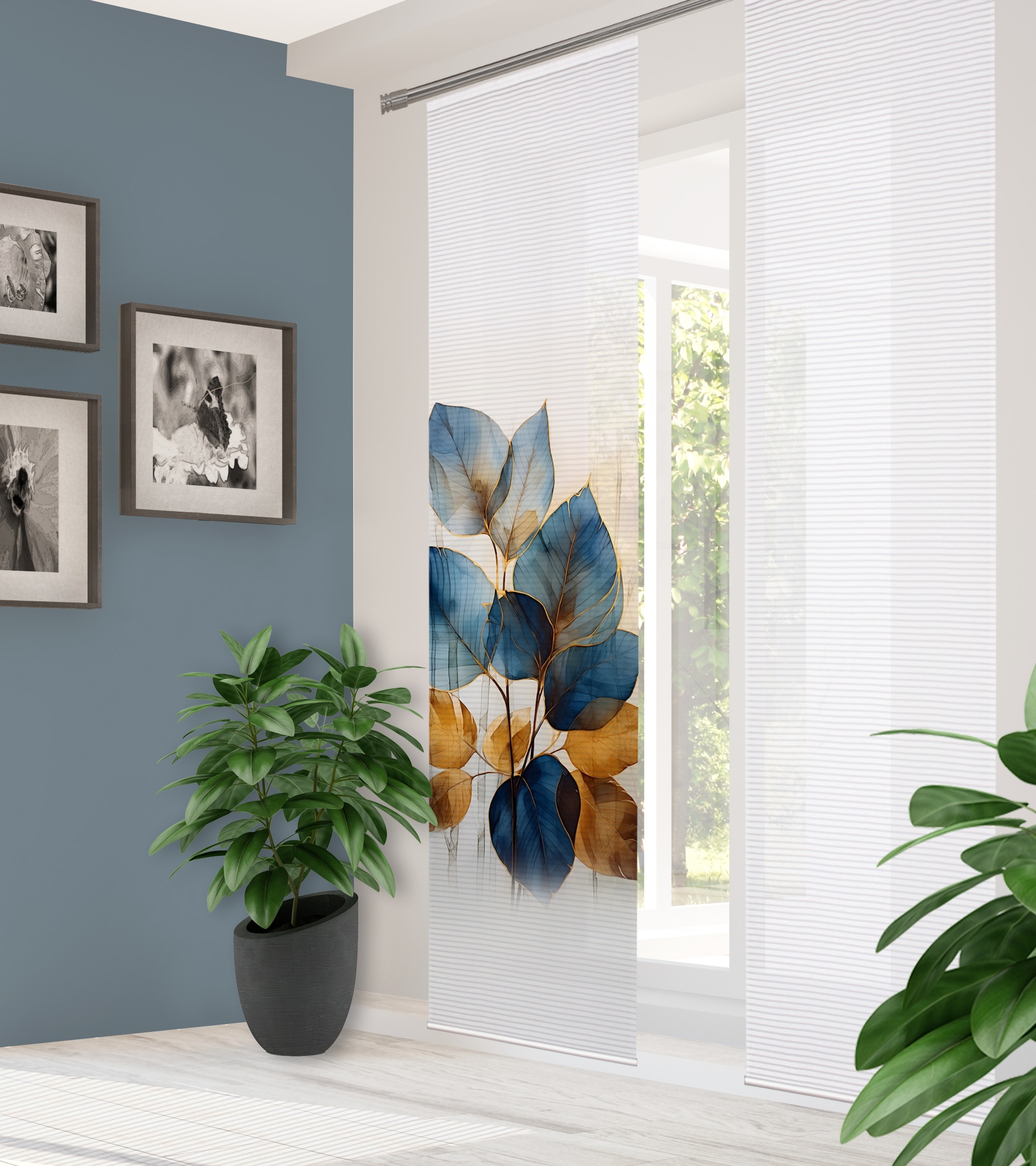 HOME in green Schiebegardine »THALIN«, (1 St.), Bambusoptik, recycelt, Digi günstig online kaufen