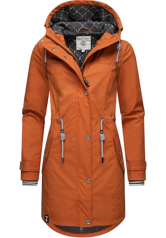 PEAK TIME Regenjacke »L60042«, mit Kapuze, stylisch taillierter Regenmantel für Damen kaufen