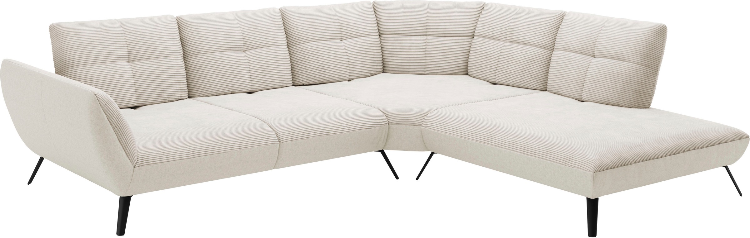 Places of Style Ecksofa »Mikado L-Form«, inkl. Sitztiefenverstellung und Armteilverstellung