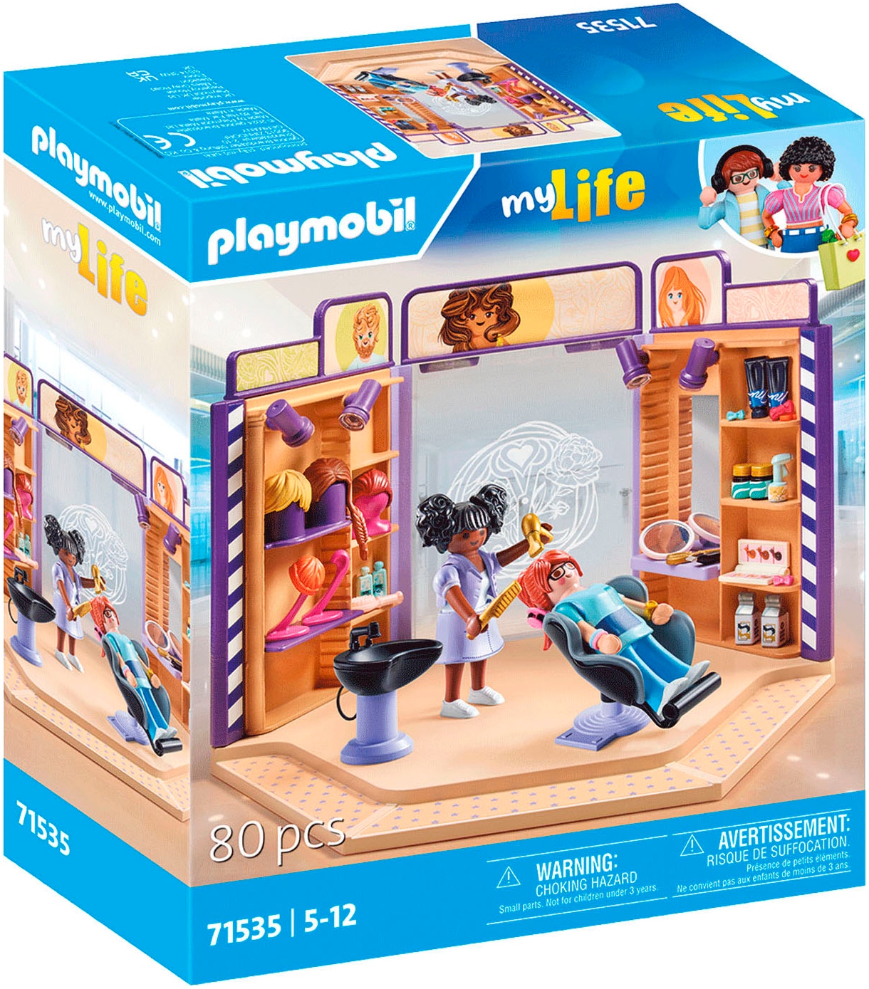 Konstruktions-Spielset »Friseursalon (71535), My Life«, (80 St.), Made in Europe