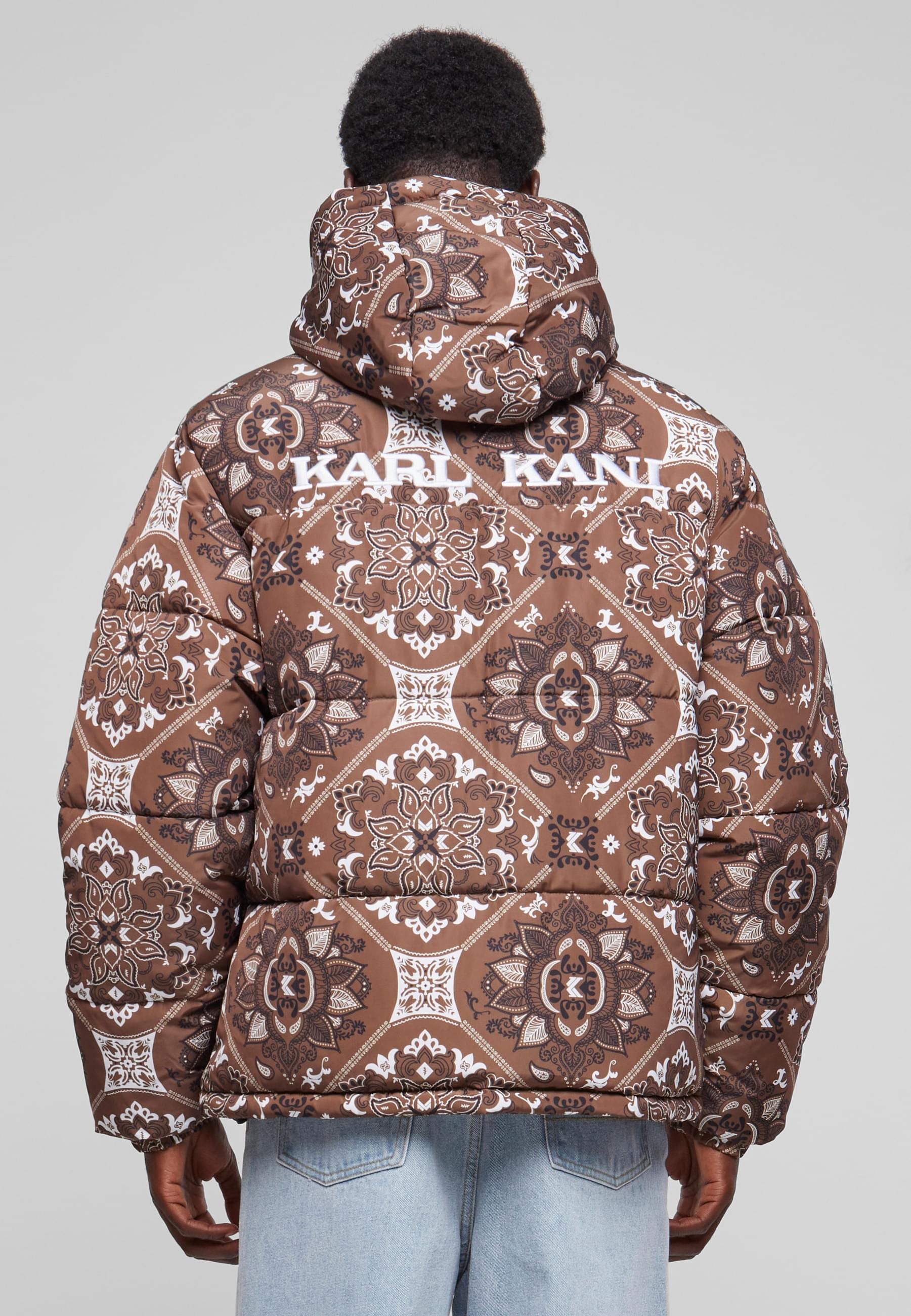 Karl Kani Winterjacke »Karl Kani Herren KM233-037-2 KK OG Paisley Puffer Jacket« 1 Stk. tlg. mitKapuze