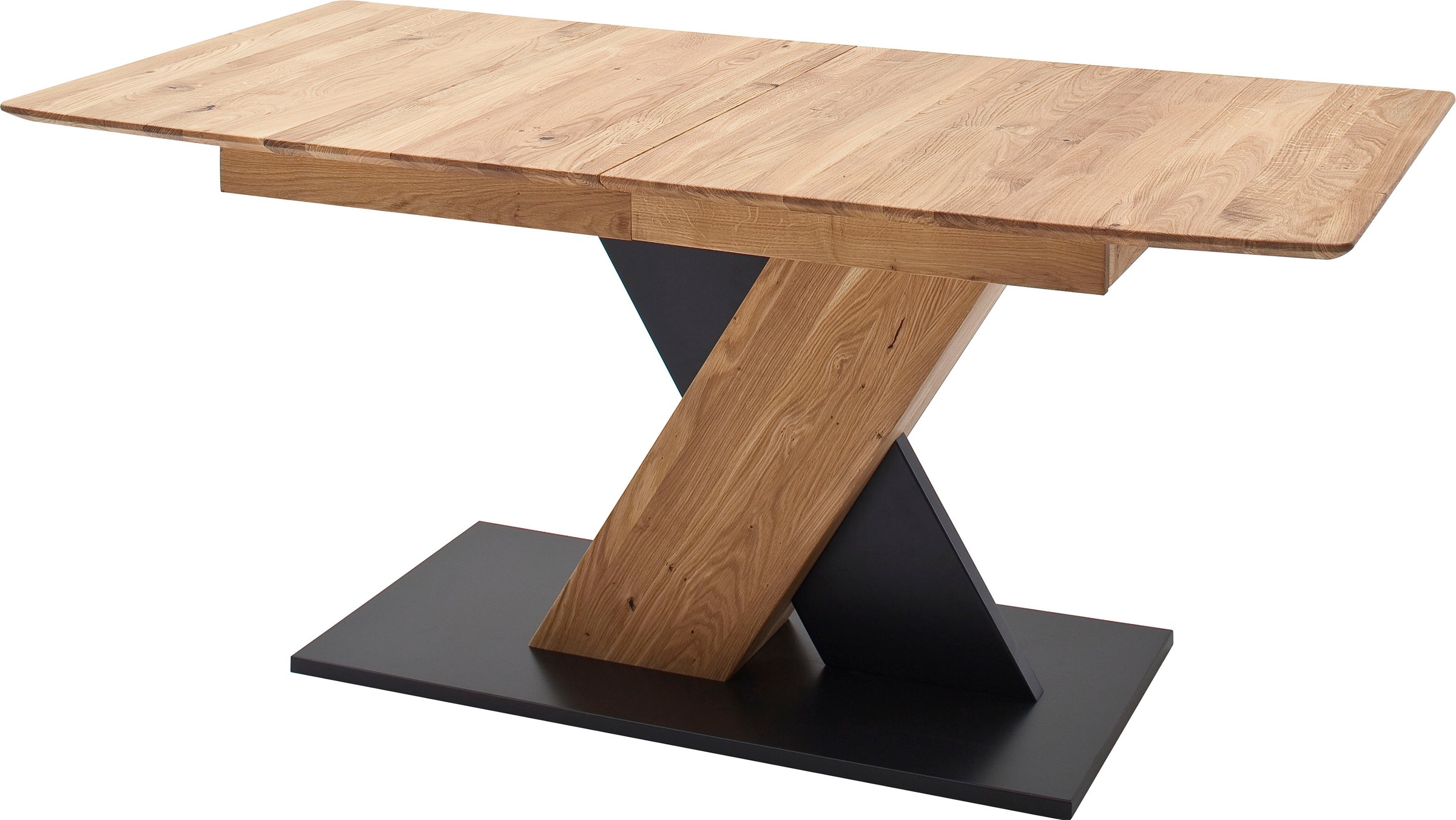 3. Bild von MCA furniture Esstisch »Cuba«, Esstisch Massivholz ausziehbar, Tischplatte mit Synchronauszug