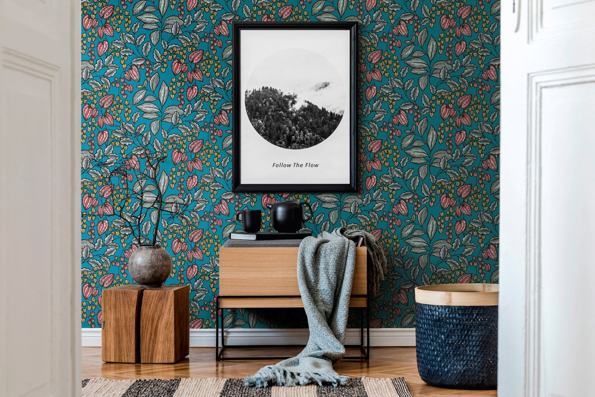 Architects Paper Vliestapete »Floral Impression«, floral-botanisch-Wald, Tapete Blumen Tapeten Wohnzimmer Schlafzimmer Küche modern Design Büro