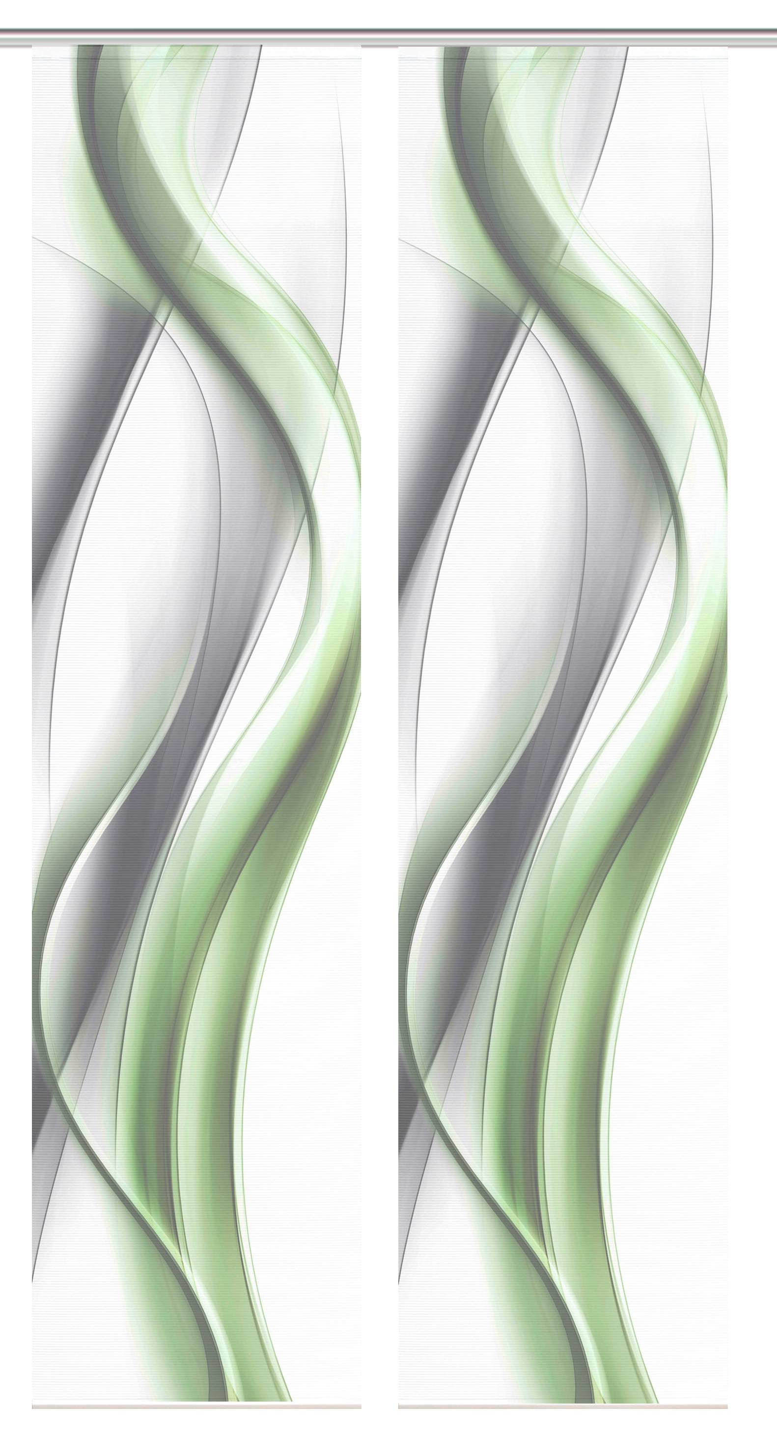 Vision S Schiebegardine »CARA« Paneelwagen 2 Stk. tlg. Schiebevorhang,Bambusoptik,Digitaldruck,SET