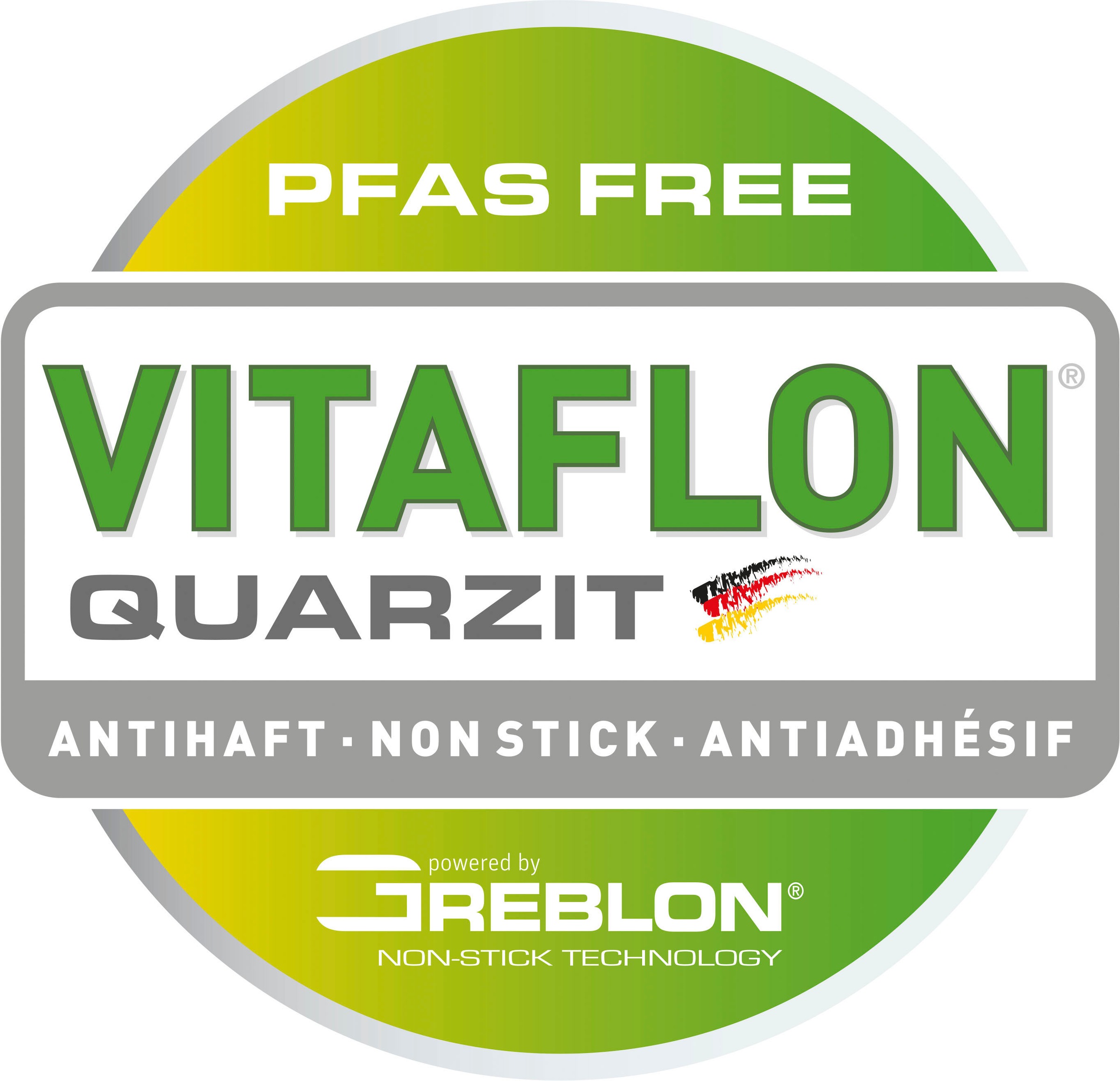 GSW Bratpfanne »Barisa«, Aluminium, VITAFLON® QUARZIT Antihaft-Versiegelung, Induktion