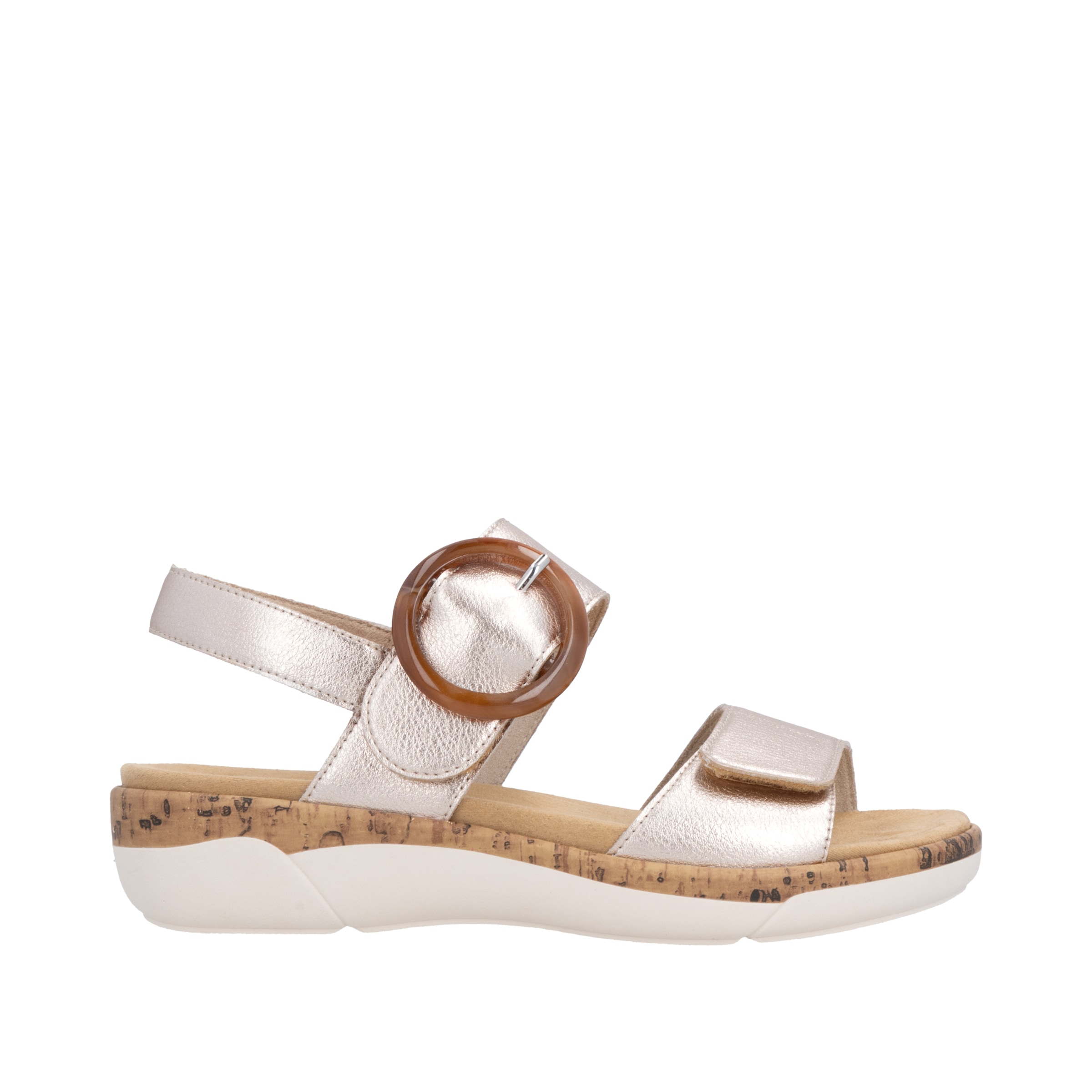 Remonte Sandale  Klettschuh, Sommerschuh, Sandalette mit herausnehmbarem Fußbett