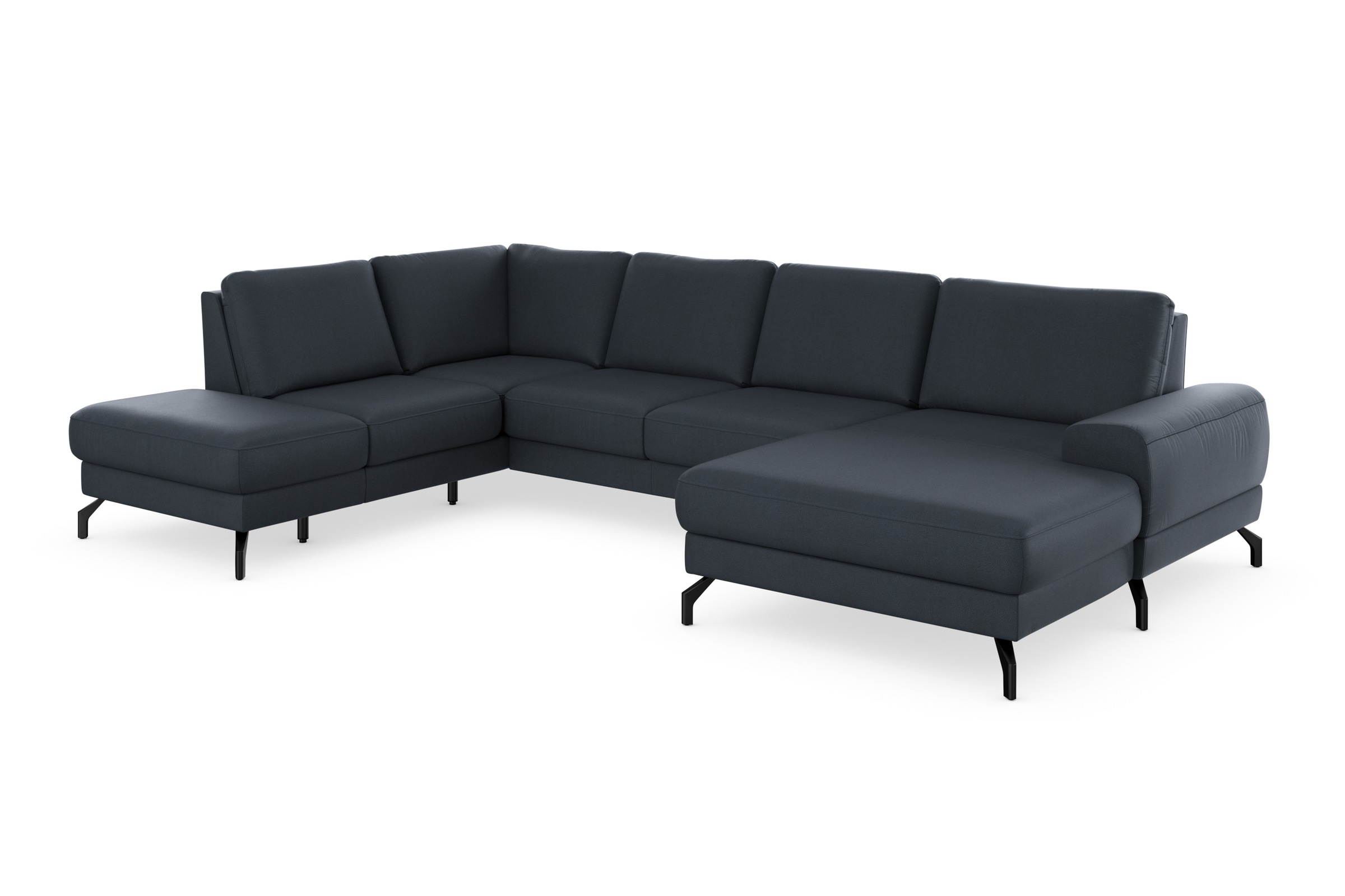 sit&more Wohnlandschaft »Cinturo U-Form«, inklusive Sitztiefenverstellung und Federkern, Sitzhöhe 45 cm