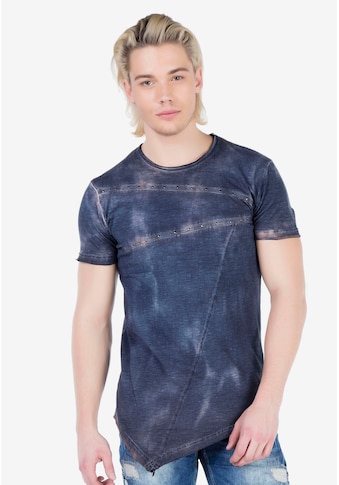 Cipo & Baxx T-Shirt, mit asymmetrischem Schnitt kaufen